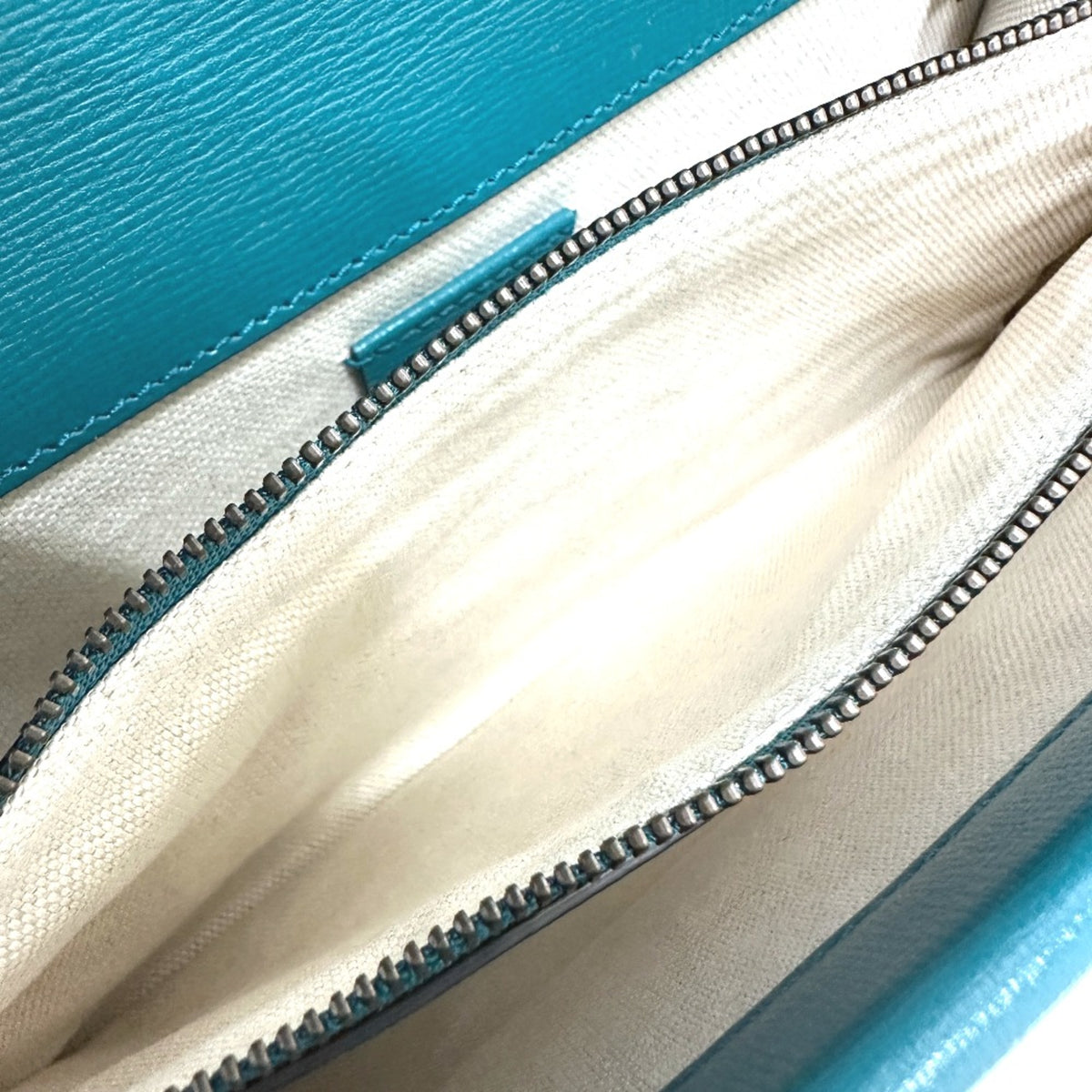 Gucci Blue Leather Shoulder Bag (Pre-Owned)