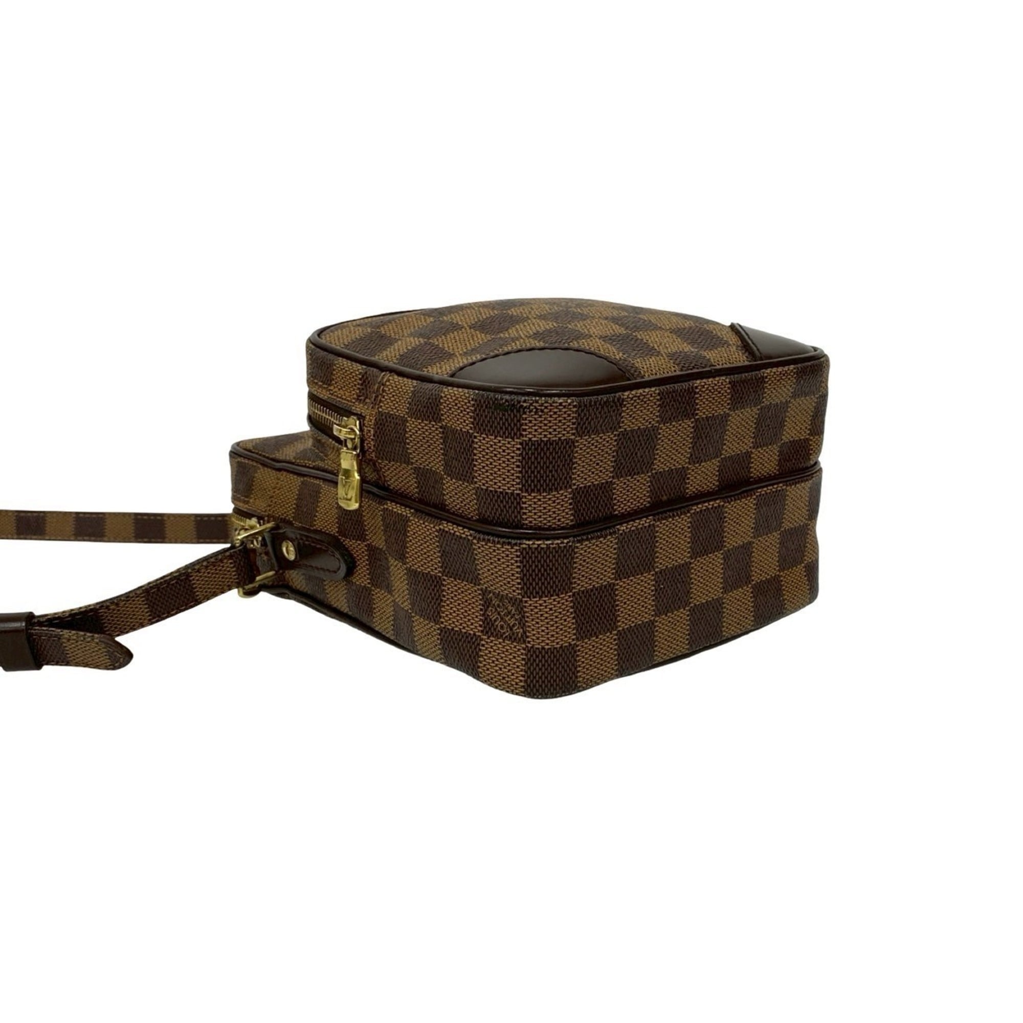 Louis Vuitton Brown Leather Pvc Pochette Shoulder Bag (Pre-Owned)