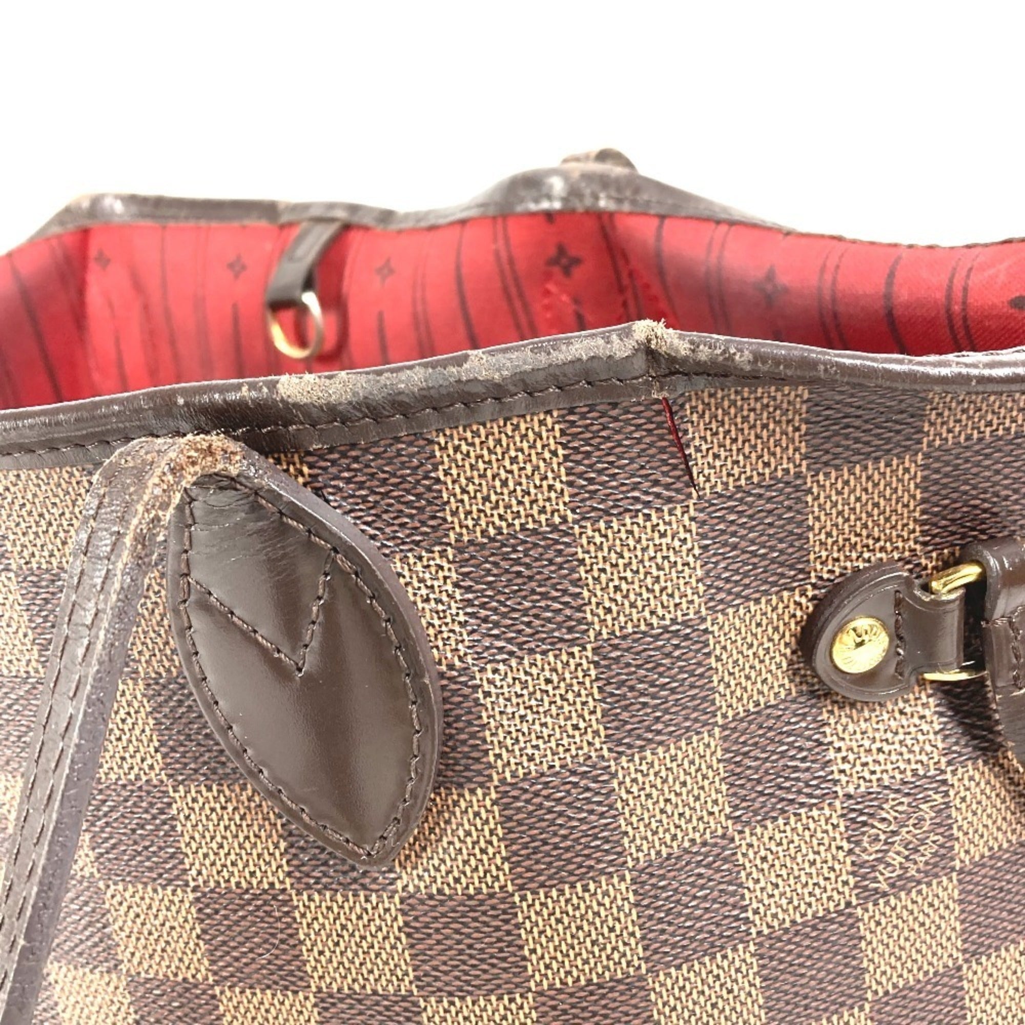 Louis Vuitton Brown Damier Canvas Ebene Galle Damier Canvas Handbag Shoulder Bag Tote Bag (Pre-Owned)