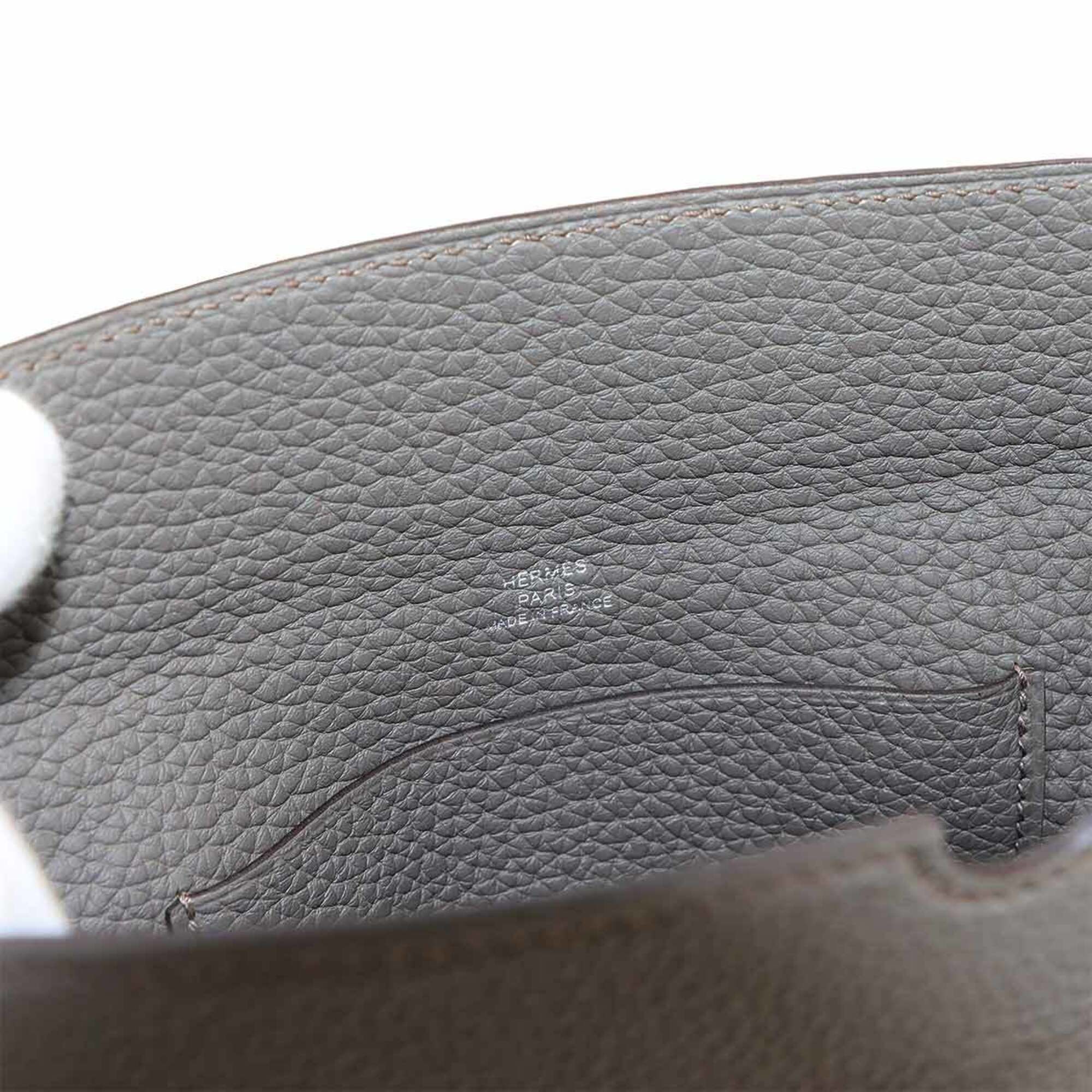 Hermes Etain Togo Leather Shoulder Bag (Pre-Owned)