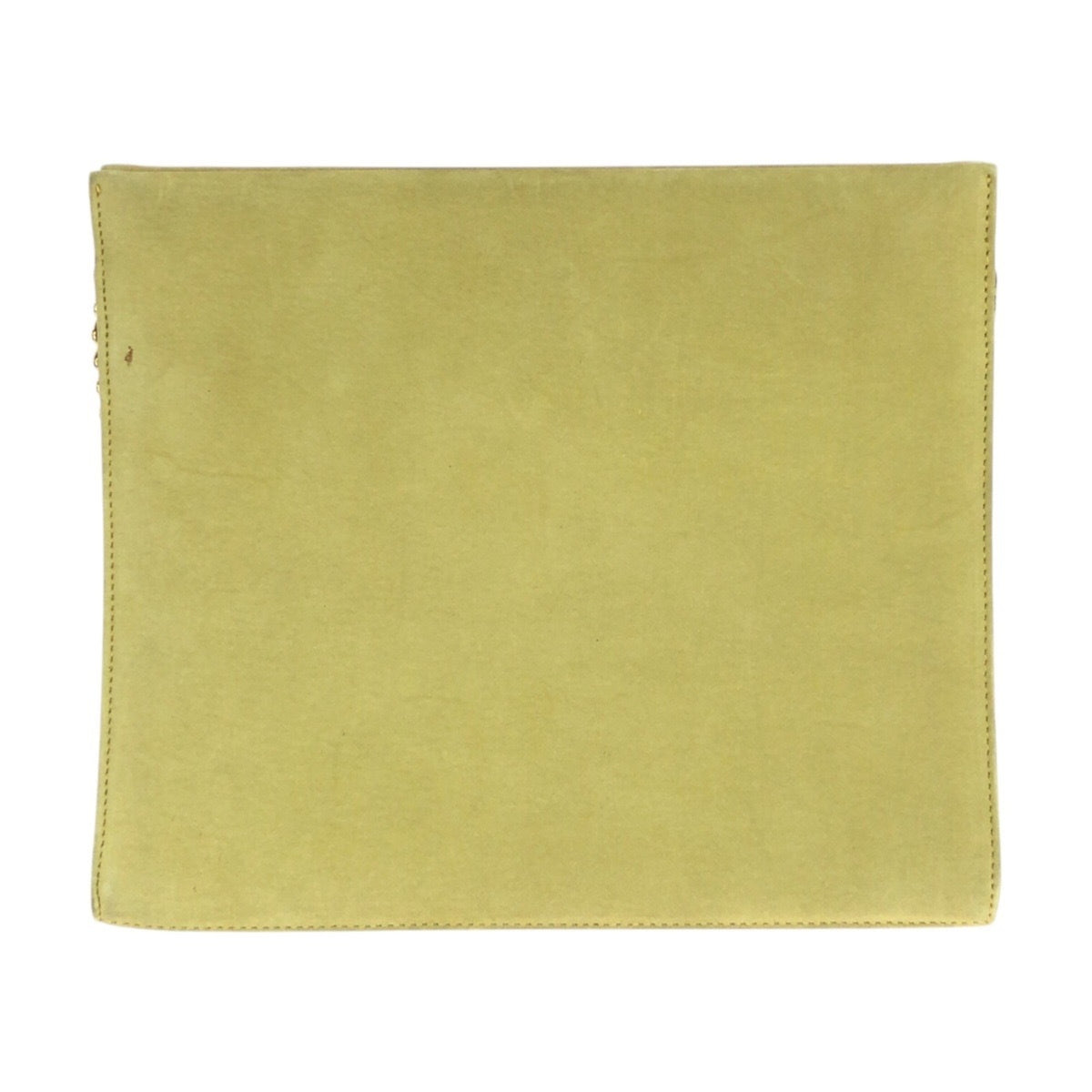 Salvatore Ferragamo Yellow Suede Shoulder Bag (Pre-Owned)