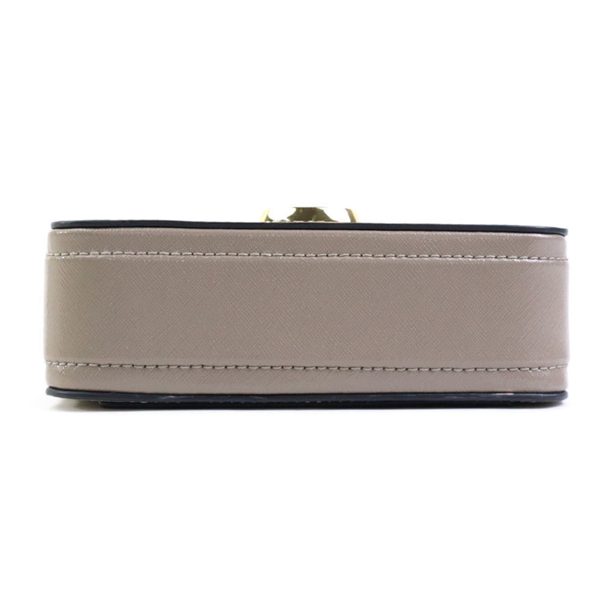 Marc Jacobs Beige Gray Pink Coated Canvas Shoulder Bag (Pre-Owned)