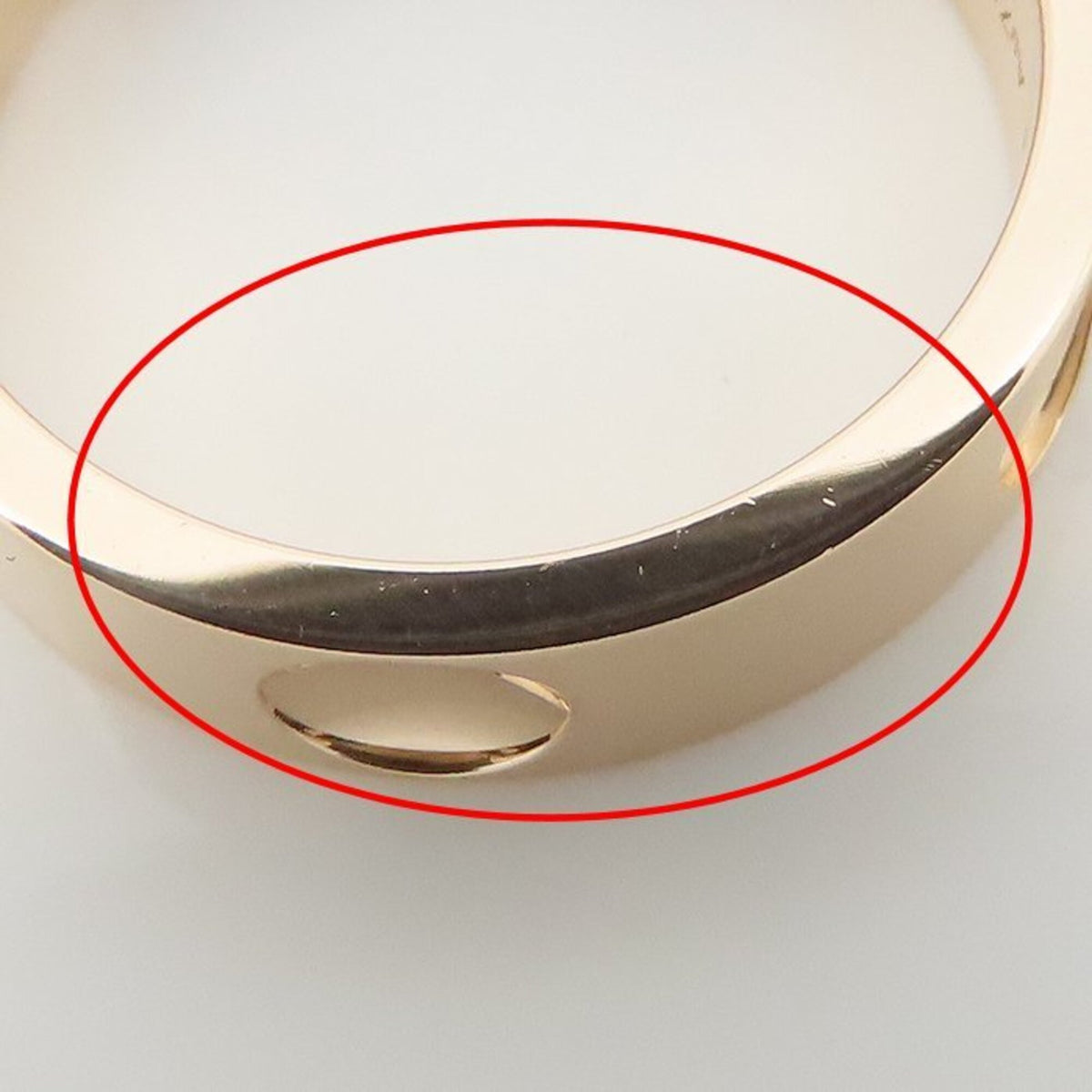 Louis Vuitton Pink Gold (18K) Band Ring (Pre-Owned)