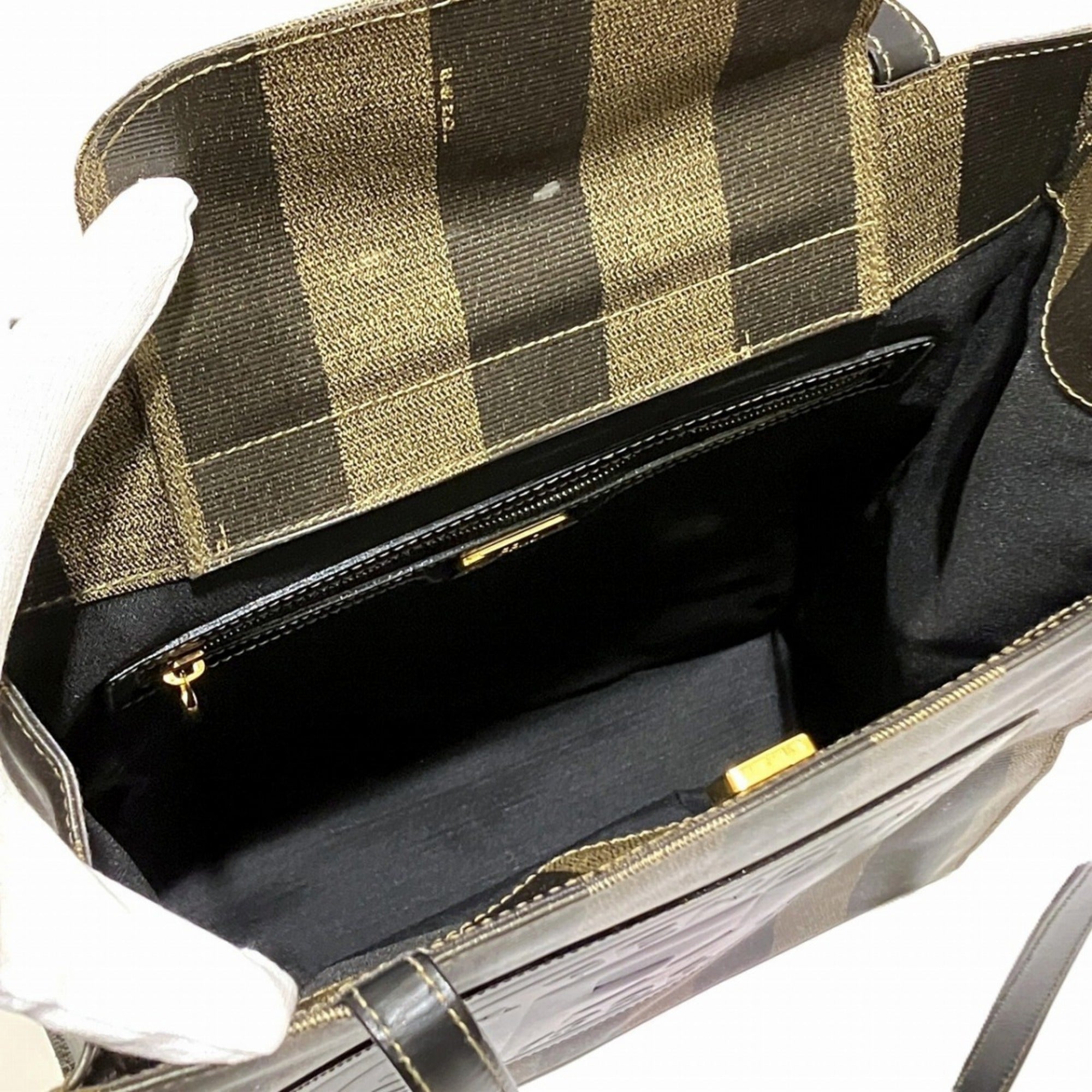 Chanel Brown Pvc Tote Bag (Pre-Owned)