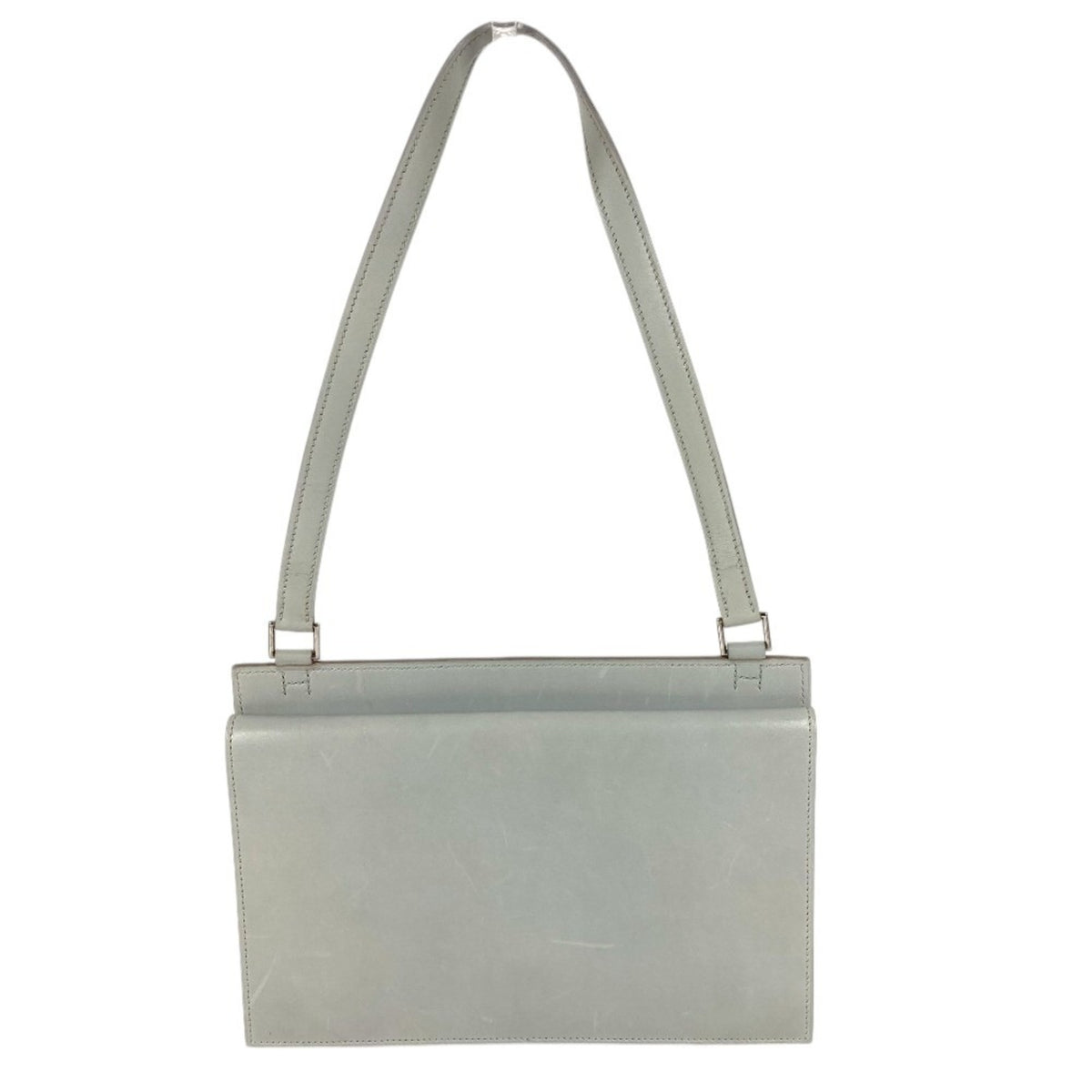 Hermes Light Blue Leather Shoulder Bag (Pre-Owned)
