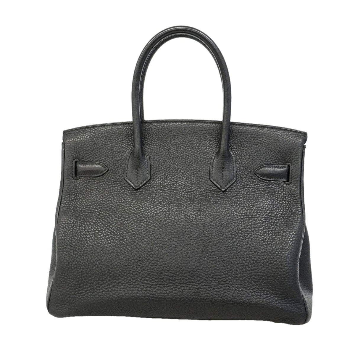 Hermes Black Togo Leather Handbag (Pre-Owned)