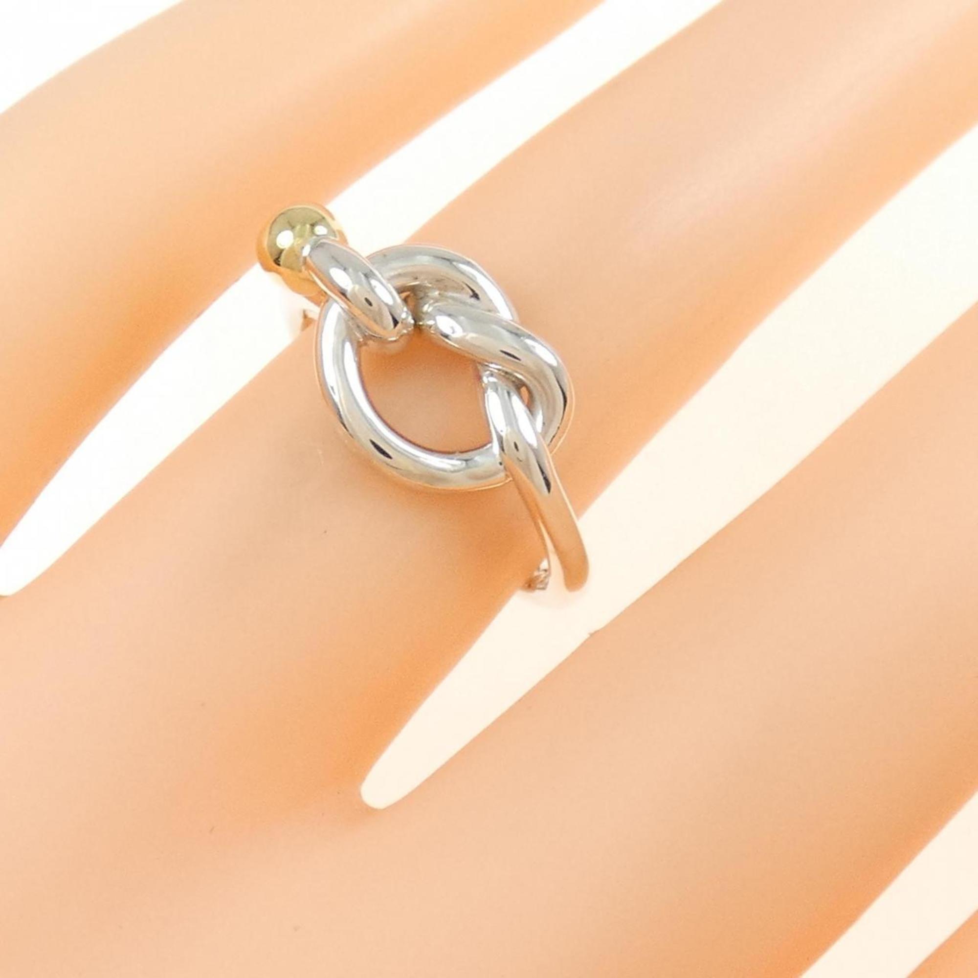Tiffany Yellow Gold (18K) Silver 925 Band Ring (Pre-Owned)