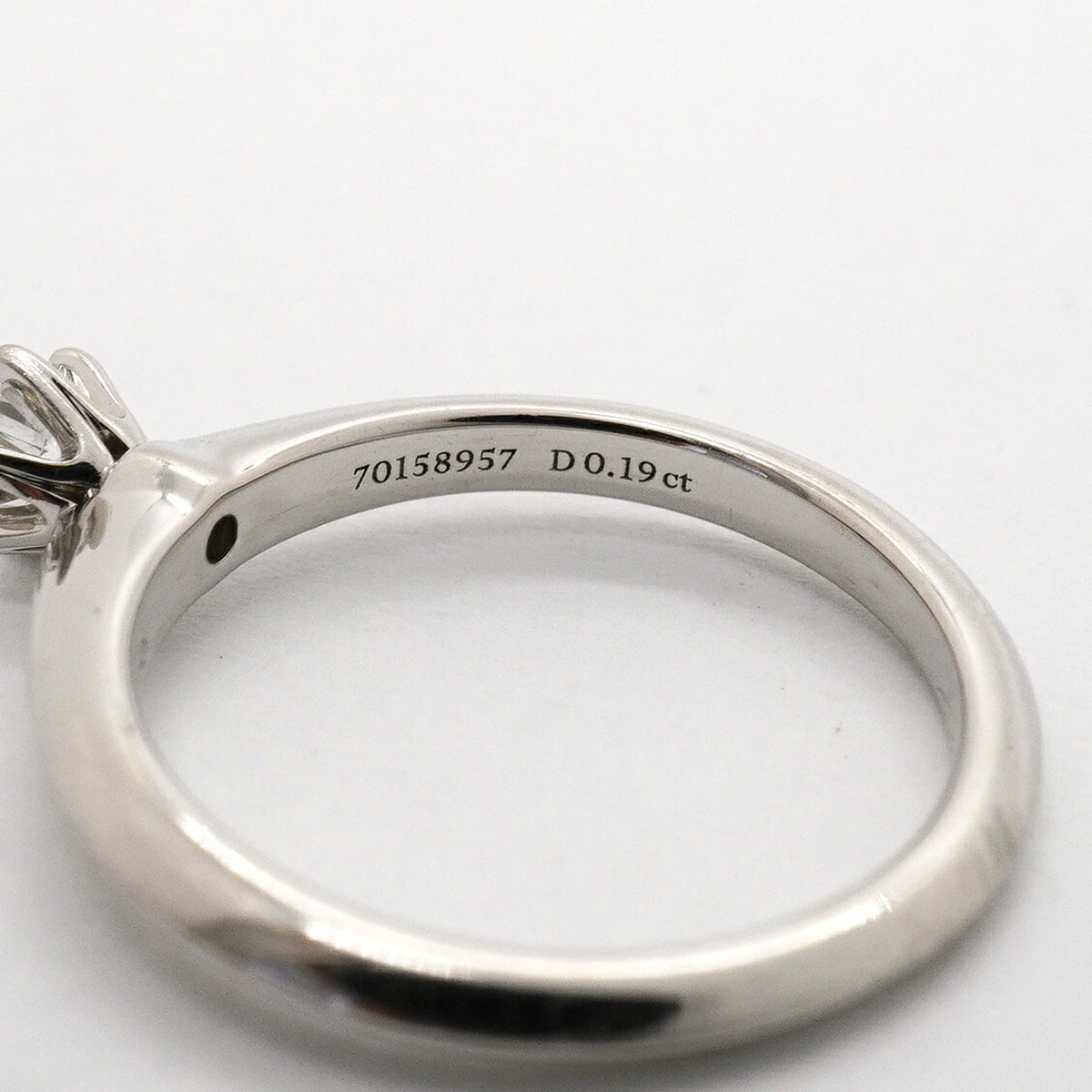 Tiffany Platinum 950 Band Ring (Pre-Owned)