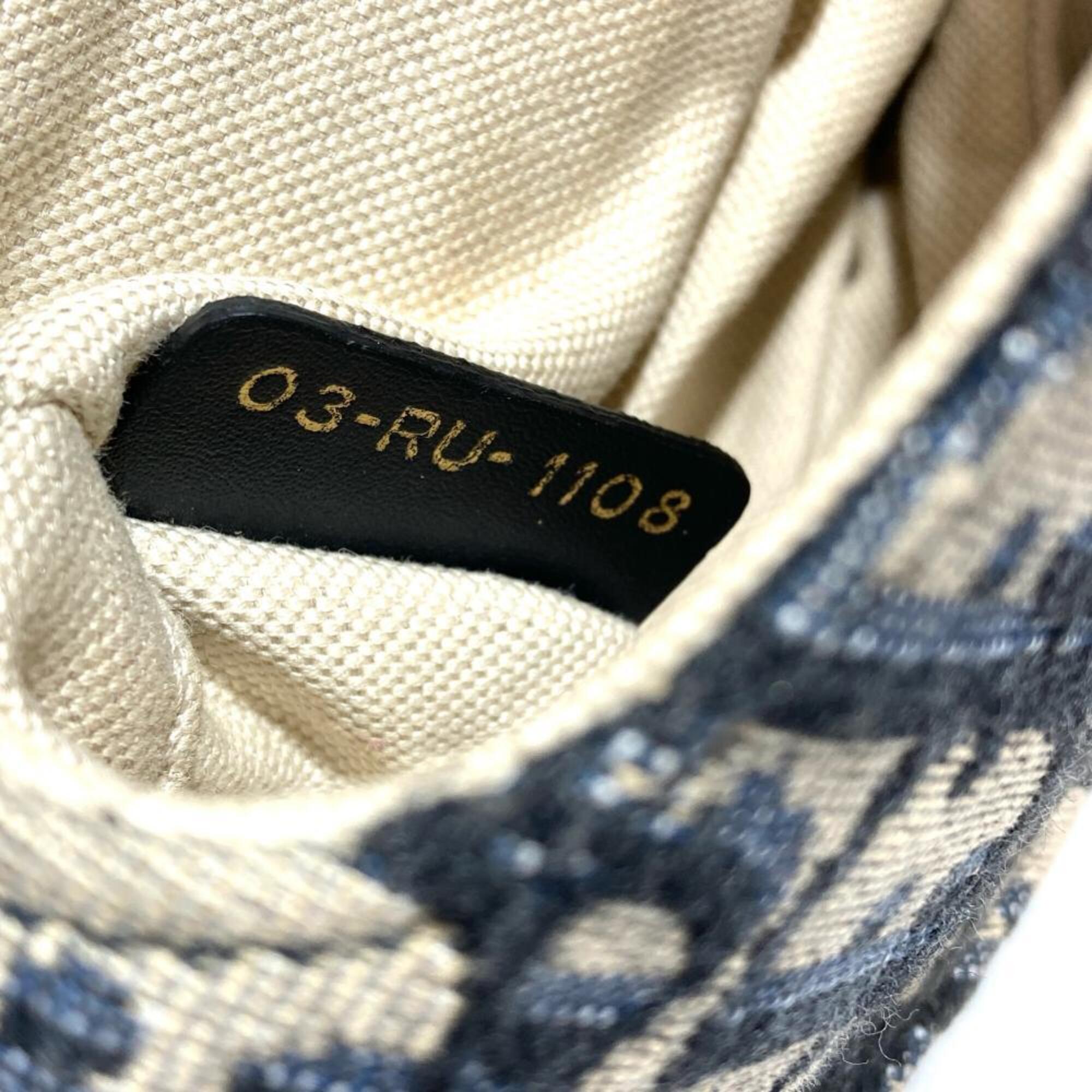 Christian Dior Navy Saddle Bag Shoulder Bag (Pre-Owned)