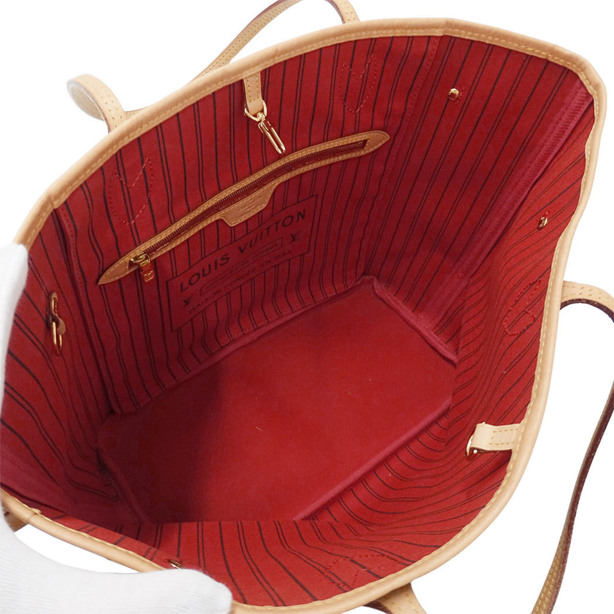 Louis Vuitton Brown Cerise Monogram Canvas Tote Bag (Pre-Owned)