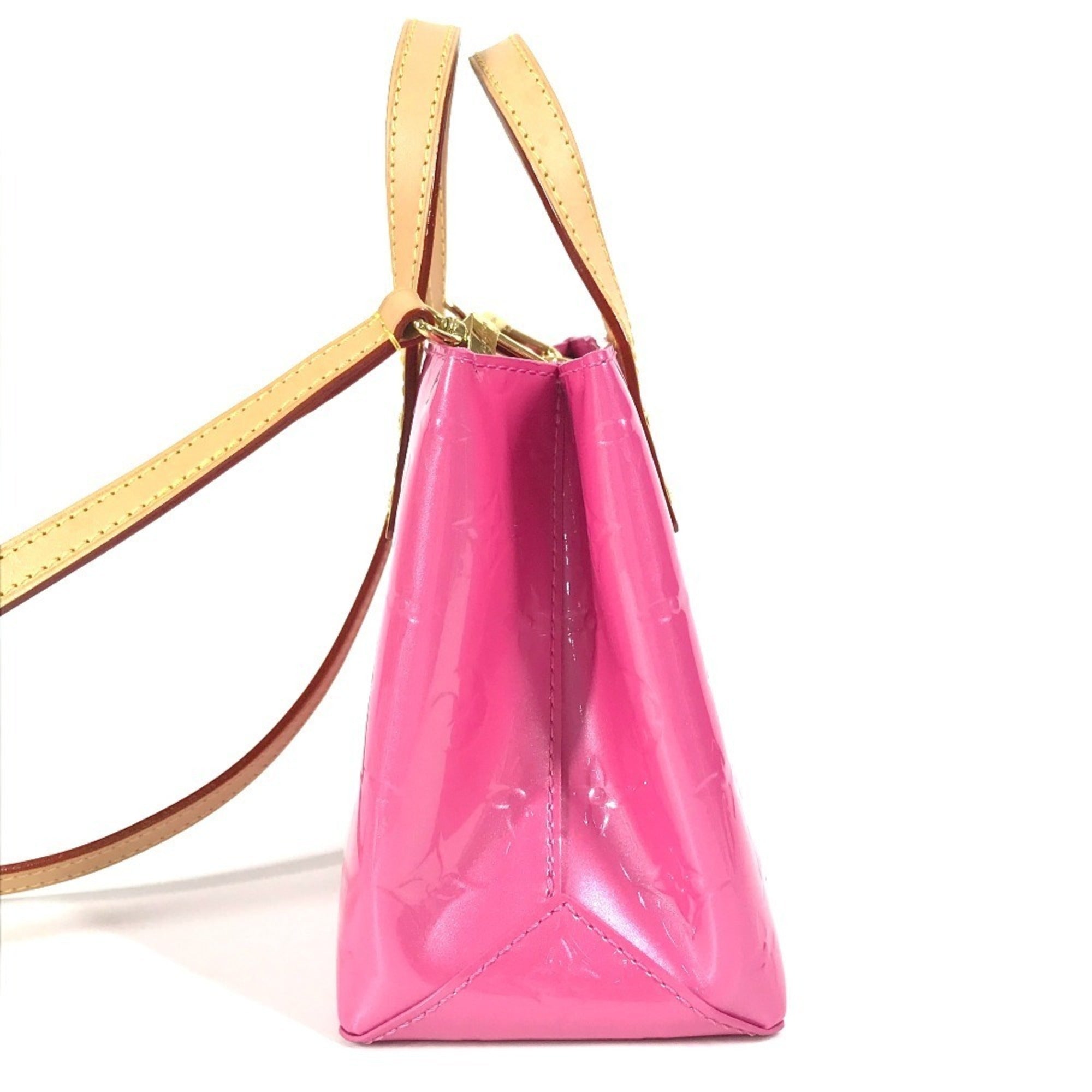Louis Vuitton Pink Monogram Vernis Handbag Shoulder Bag Tote Bag (Pre-Owned)