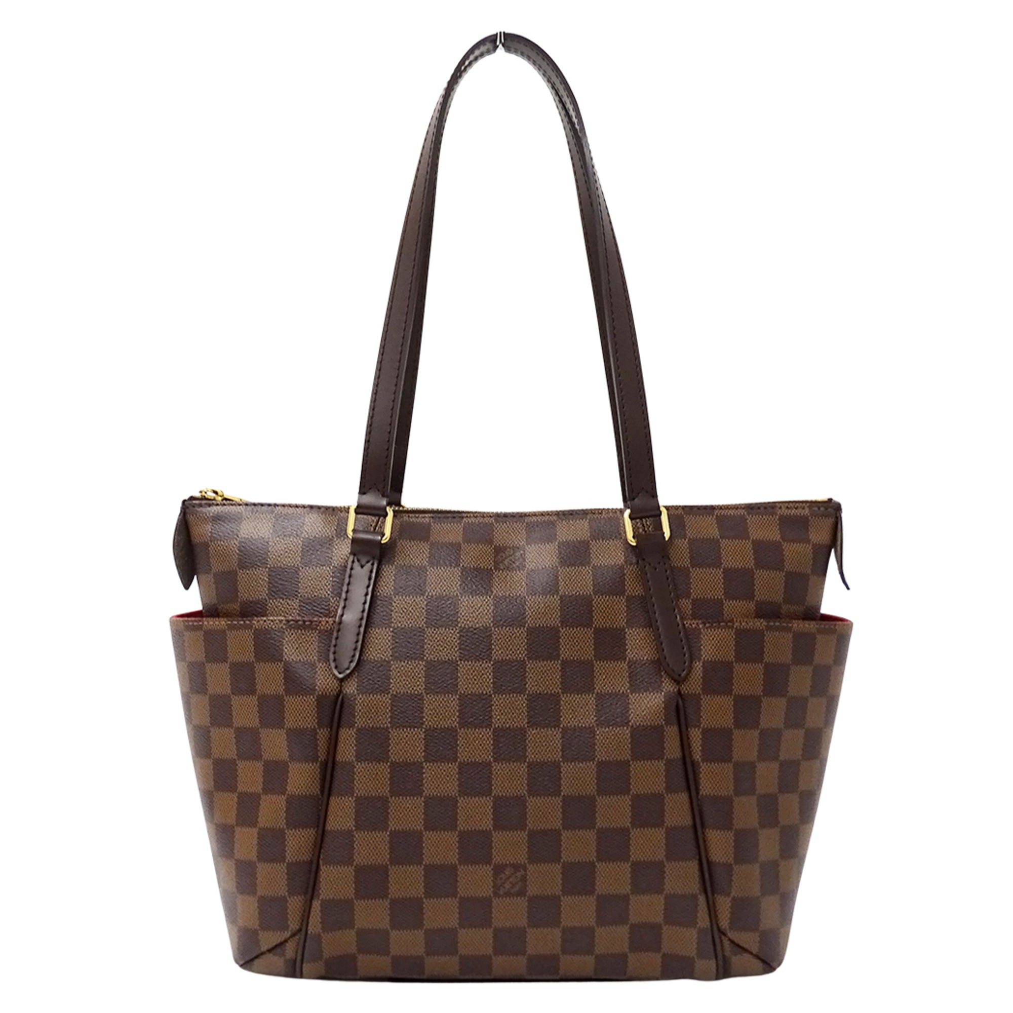 Louis Vuitton Brown Damier Canvas Damier Canvas Handbag Tote Bag (Pre-Owned)