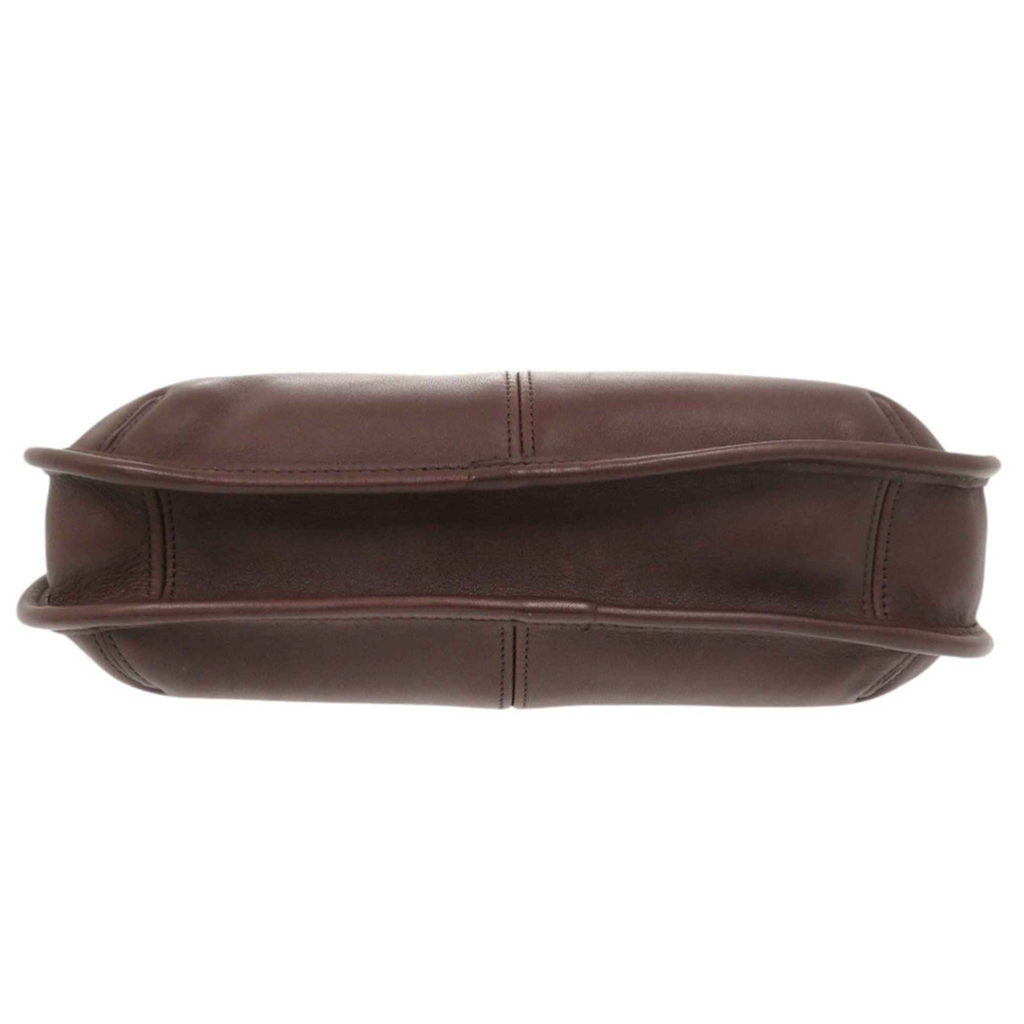 Coach Brown Leather Shoulder Bag (Pre-Owned)