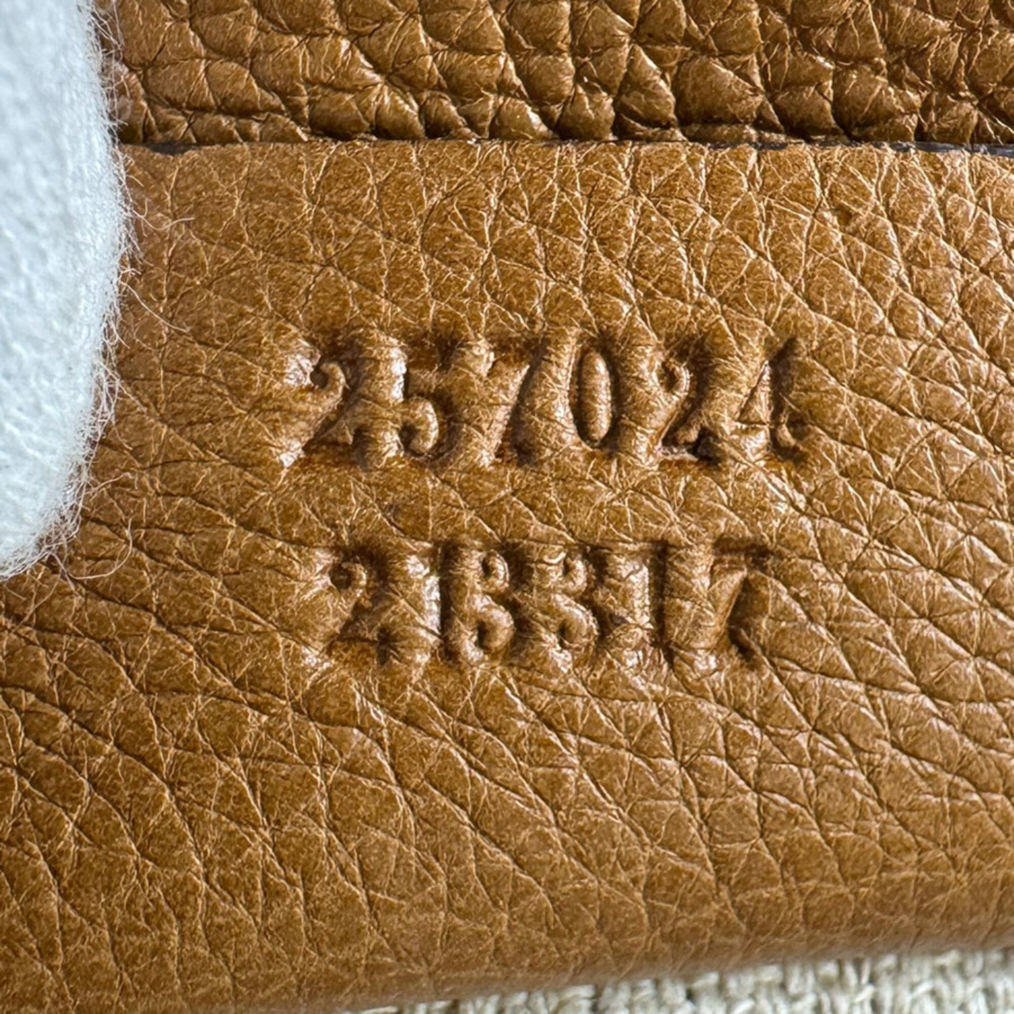 Gucci Brown Leather Shoulder Bag (Pre-Owned)