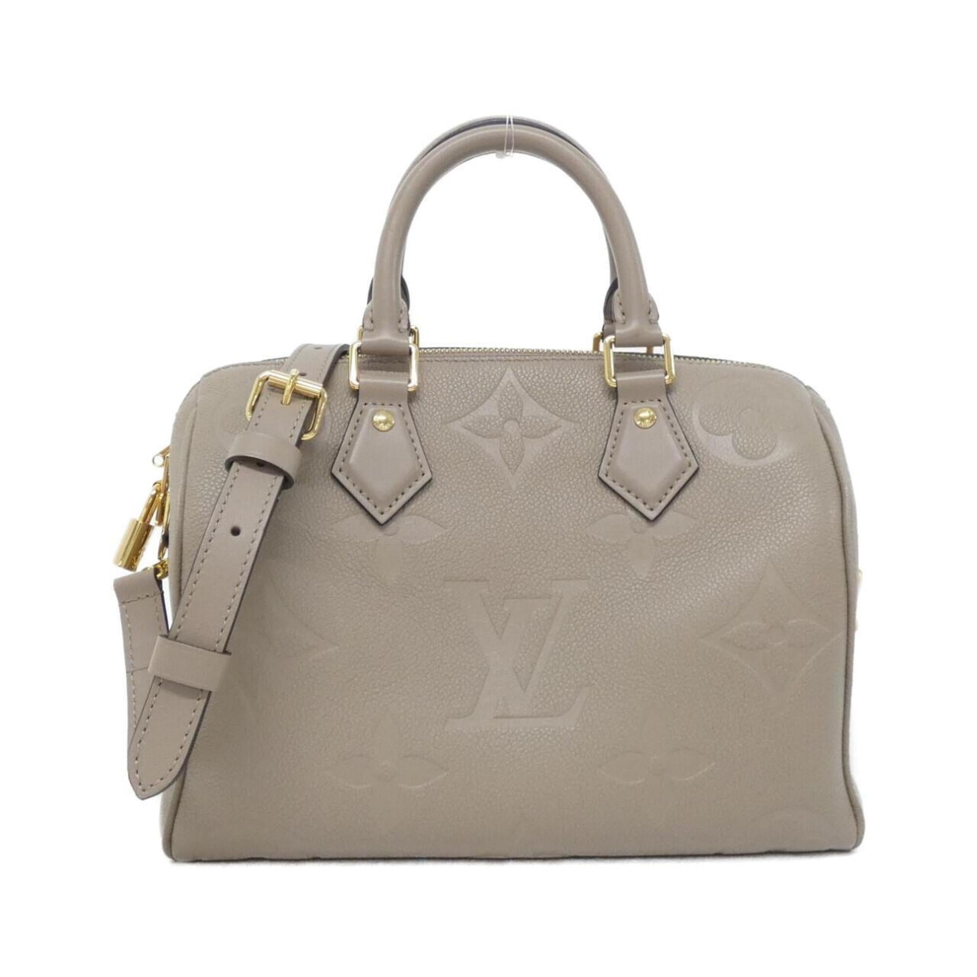 Louis Vuitton Beige Tourterelle Leather Boston Bag (Pre-Owned)