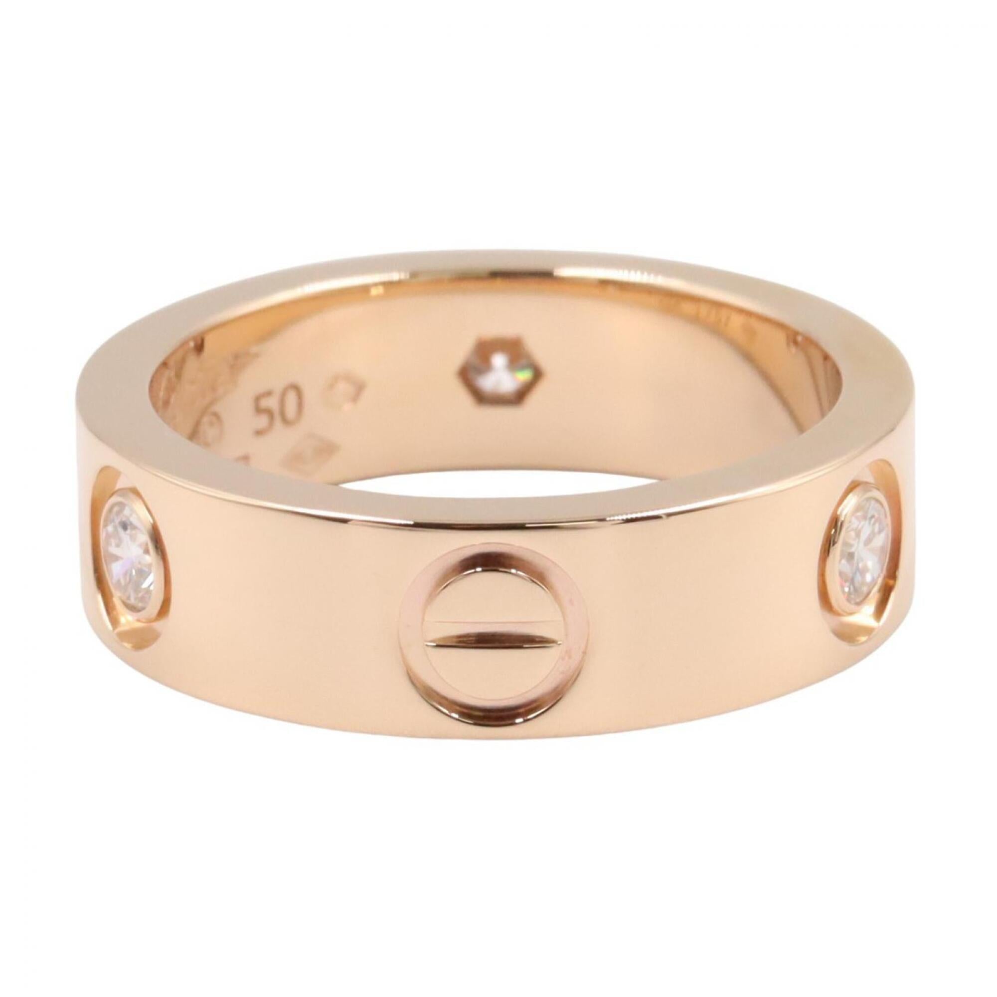 Cartier Gold Clear Pink Gold (18K) Band Ring (Pre-Owned)