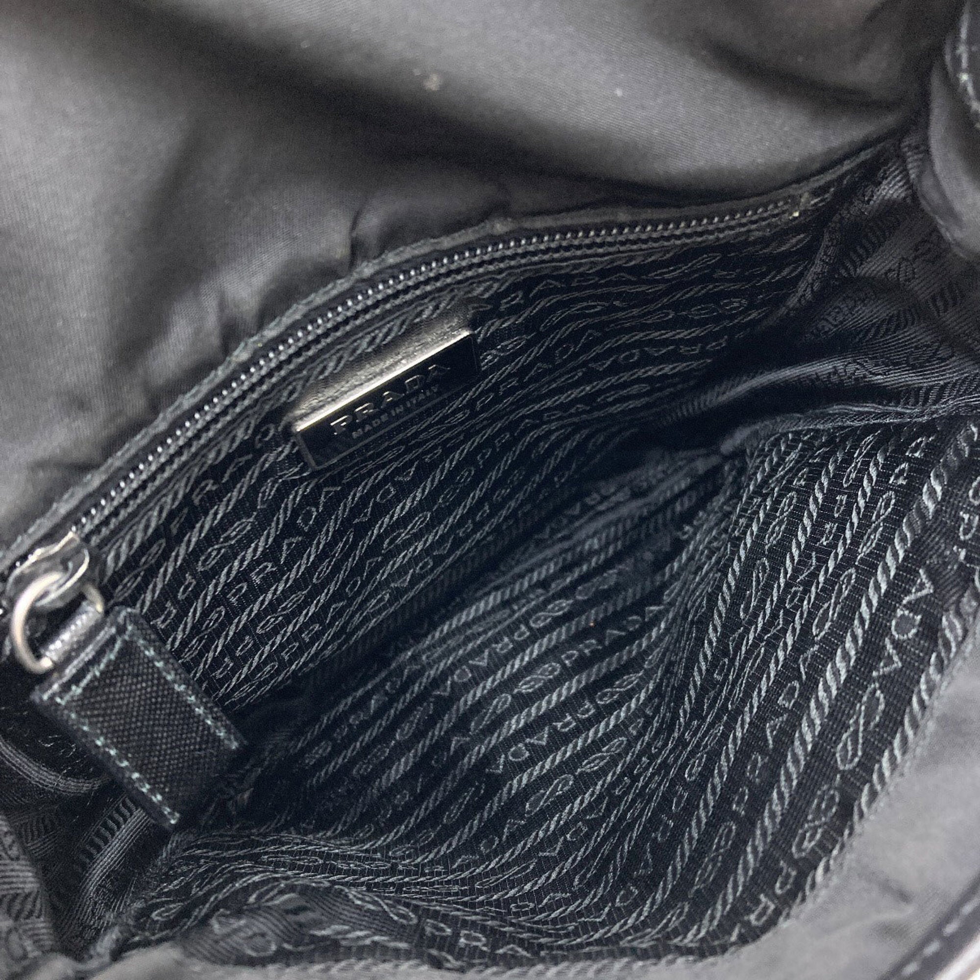 Prada Black Nylon Shoulder Bag (Pre-Owned)