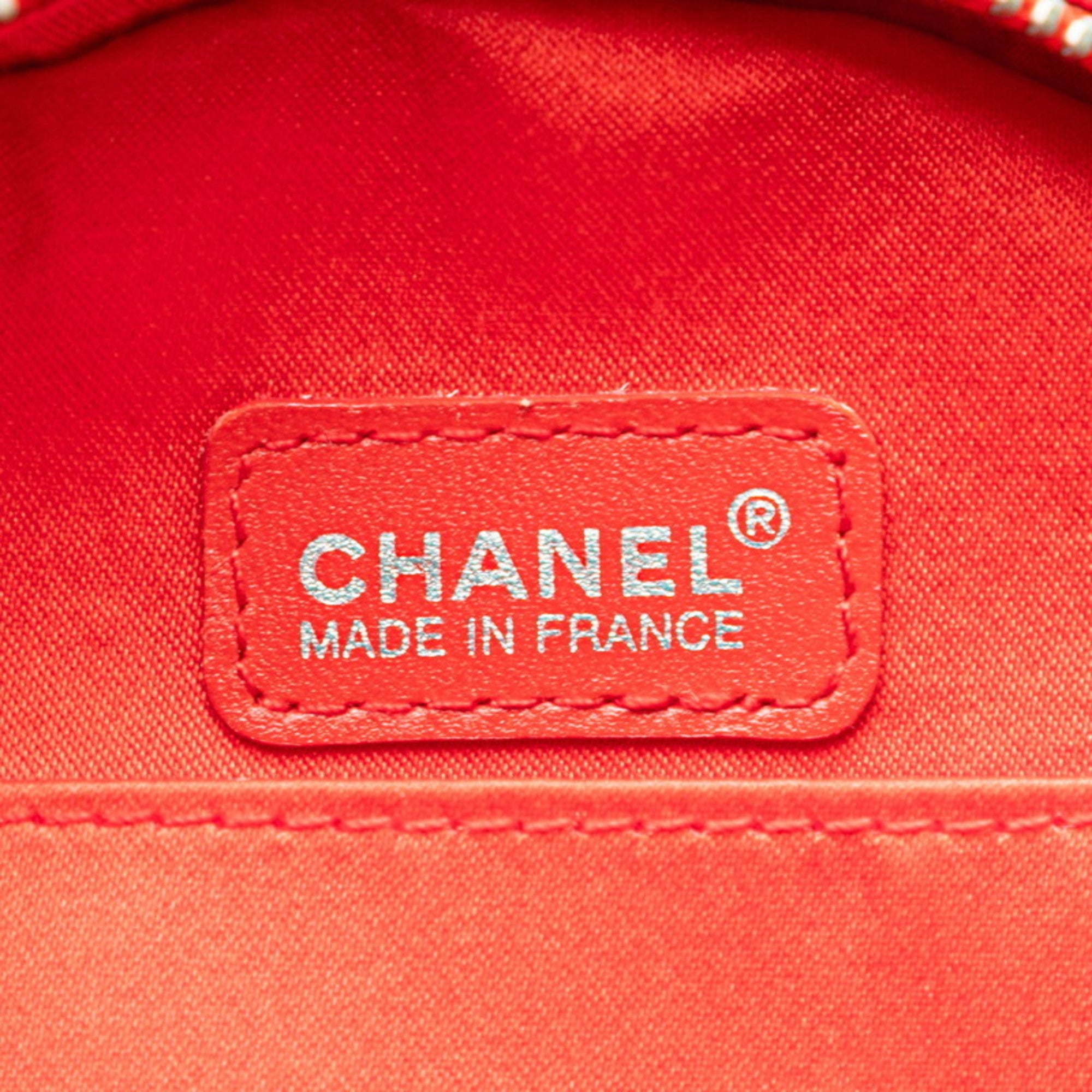 Chanel New Travel Line Red Color New Travel Line Pouch (Pre-Owned)