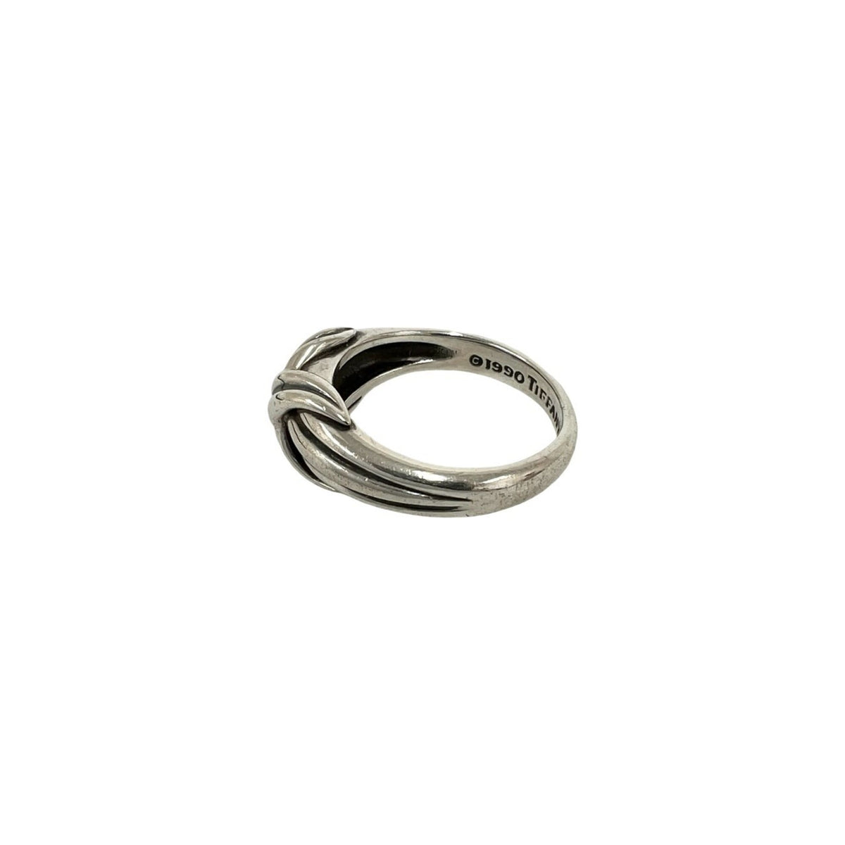 Tiffany Silver Silver 925 Band Ring (Pre-Owned)