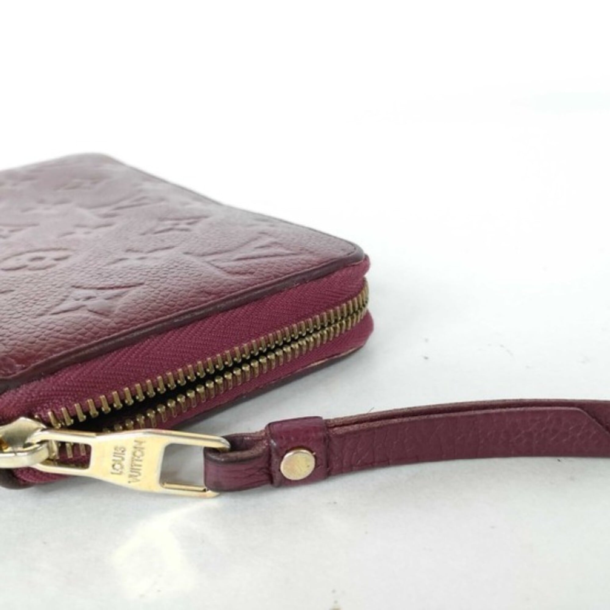 Louis Vuitton Monogram Empreinte Purple Raisin Monogram Empreinte Long Wallet (Bi-Fold) (Pre-Owned)