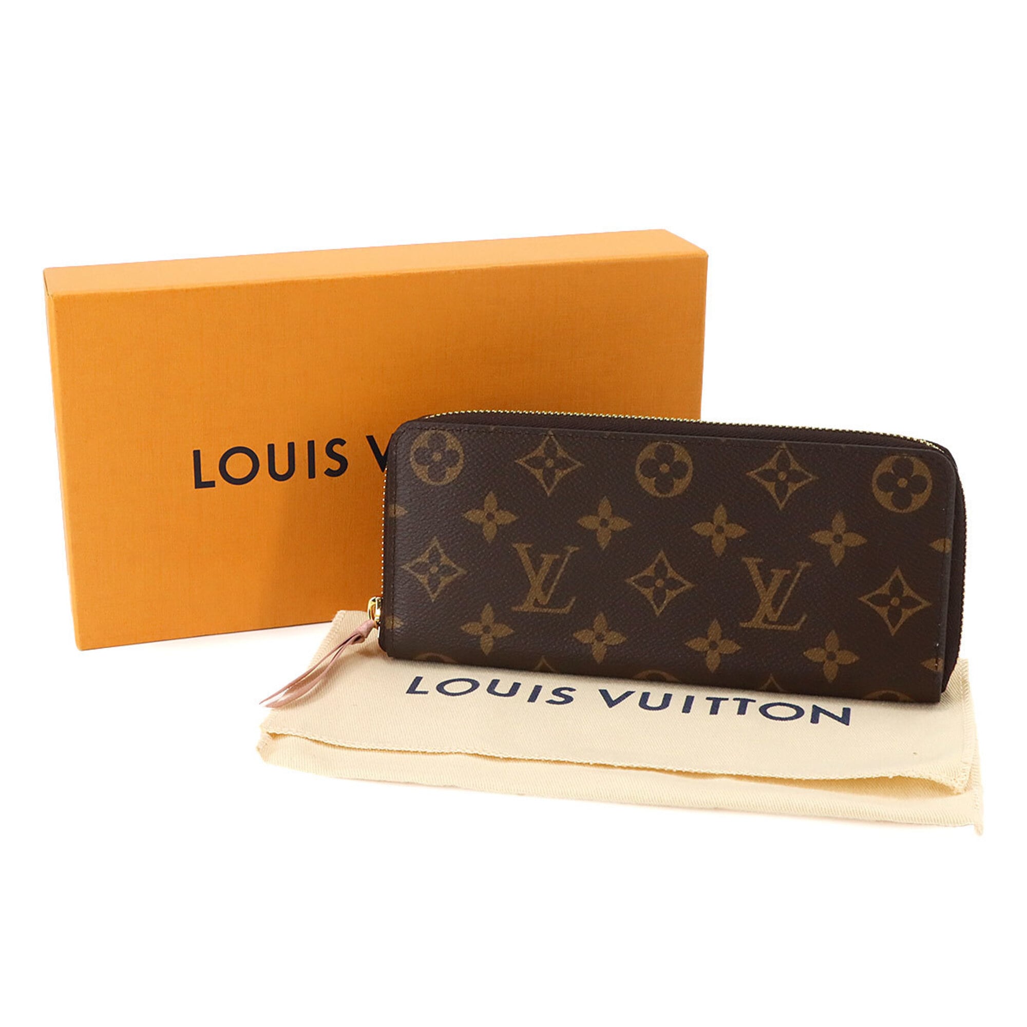 Louis Vuitton Monogram Rose Ballerine Monogram Canvas Long Wallet (Bi-Fold) (Pre-Owned)