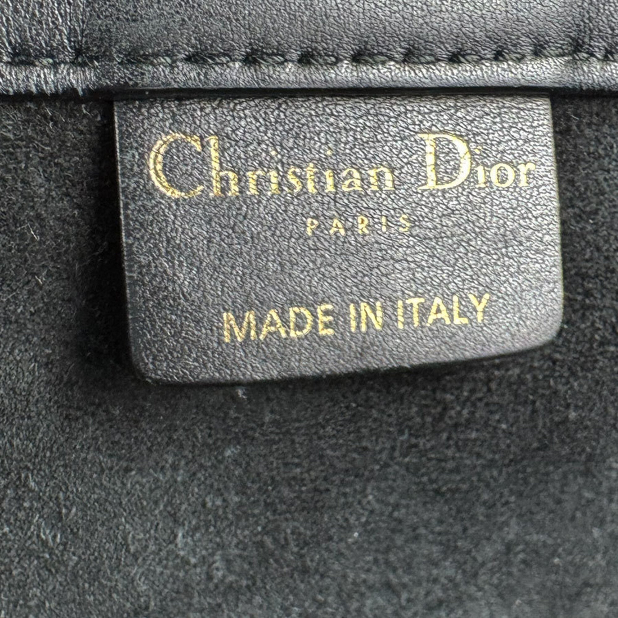 Christian Dior Black Leather Handbag (Pre-Owned)