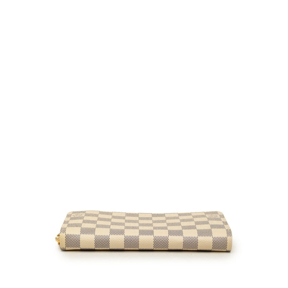 Louis Vuitton Damier Azur White Pvc Leather Long Wallet (Bi-Fold) (Pre-Owned)
