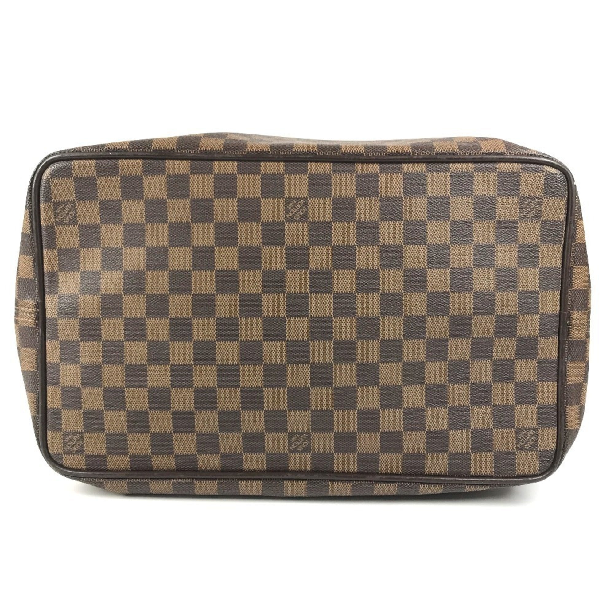 Louis Vuitton Brown Damier Canvas Boston Bag Handbag Tote Bag (Pre-Owned)