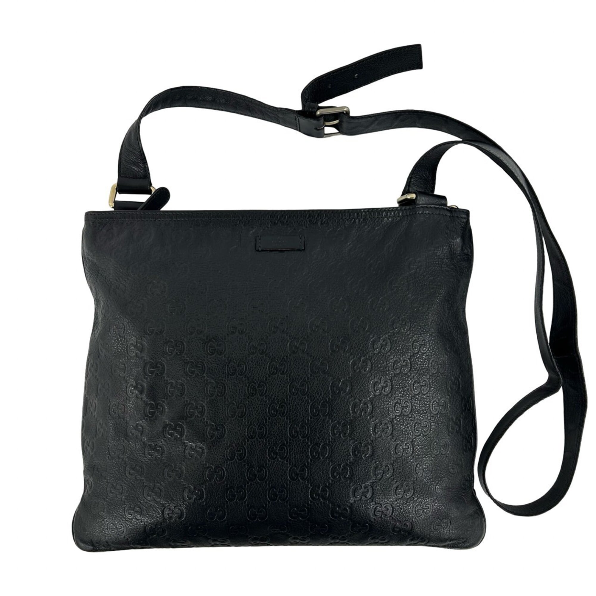 Gucci Black Leather Shoulder Bag (Pre-Owned)