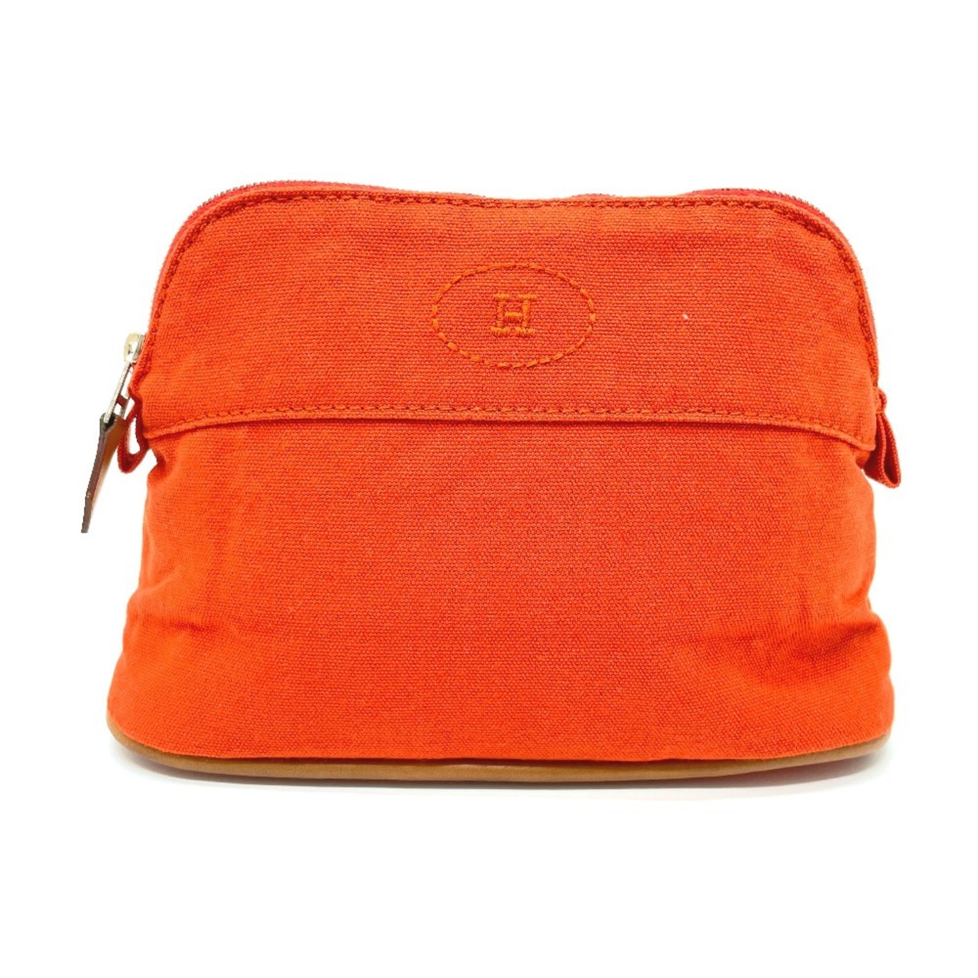 Hermes Orange Cotton Pouch (Pre-Owned)