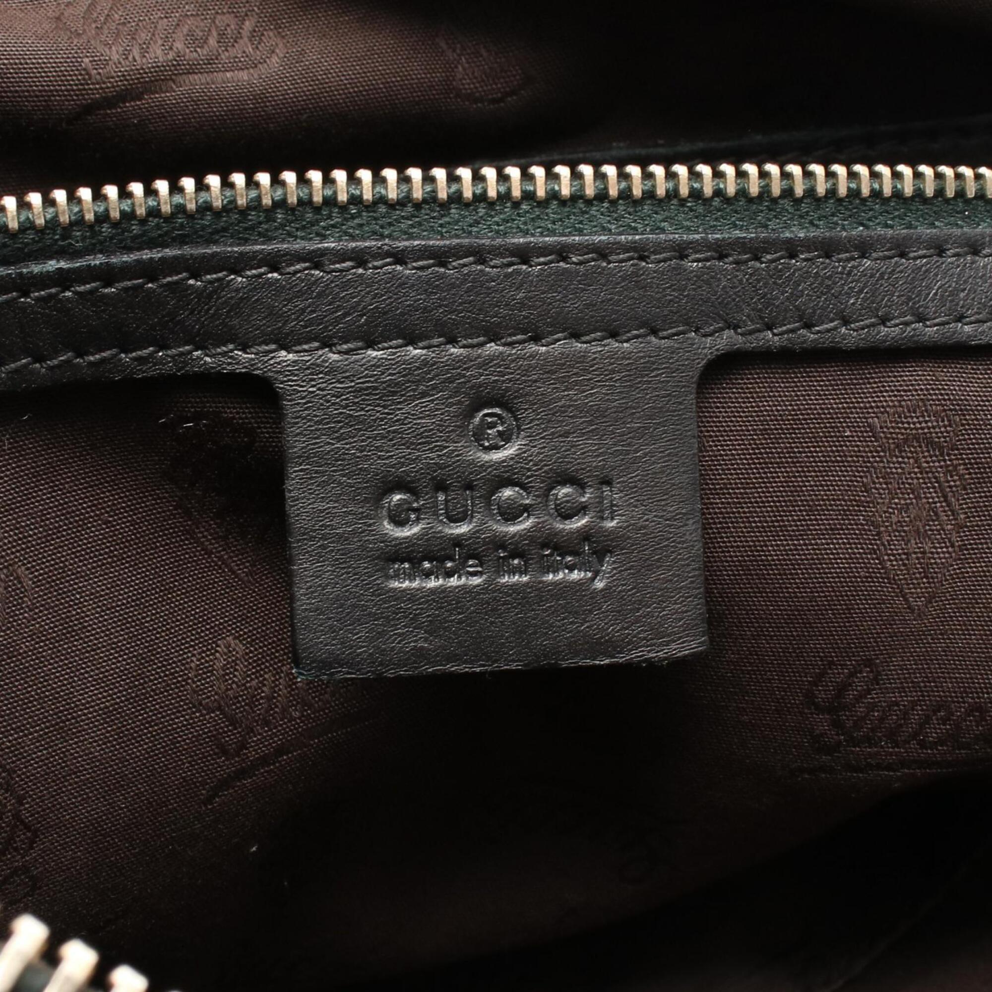Gucci Black Leather Handbag (Pre-Owned)