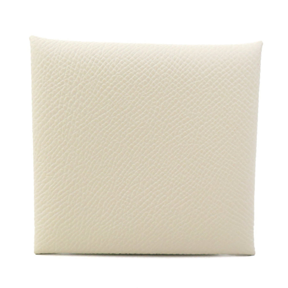 Hermes White Epsom Leather Coin Purse/Coin Case (Pre-Owned)