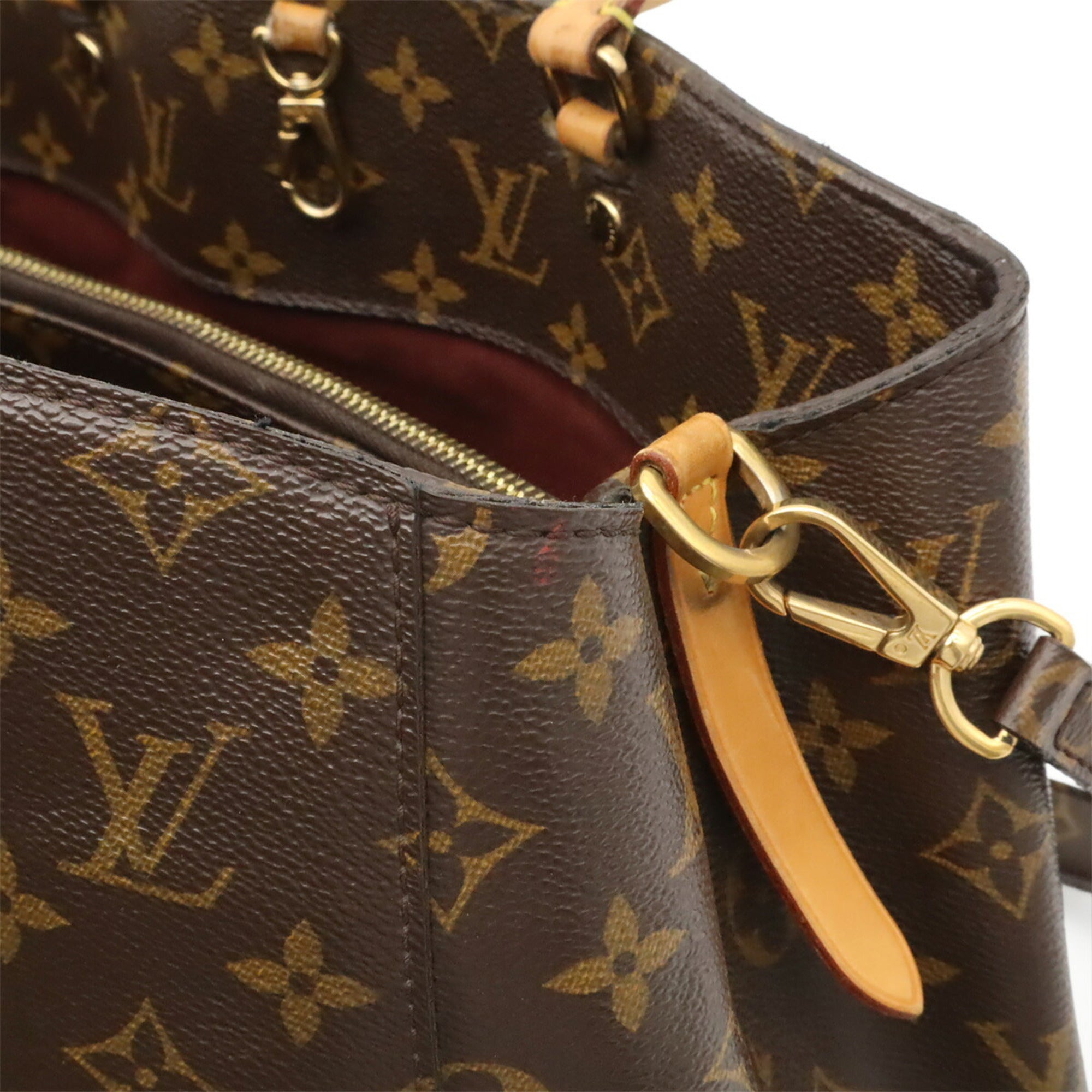 Louis Vuitton Brown Monogram Monogram Handbag Shoulder Bag Tote Bag (Pre-Owned)