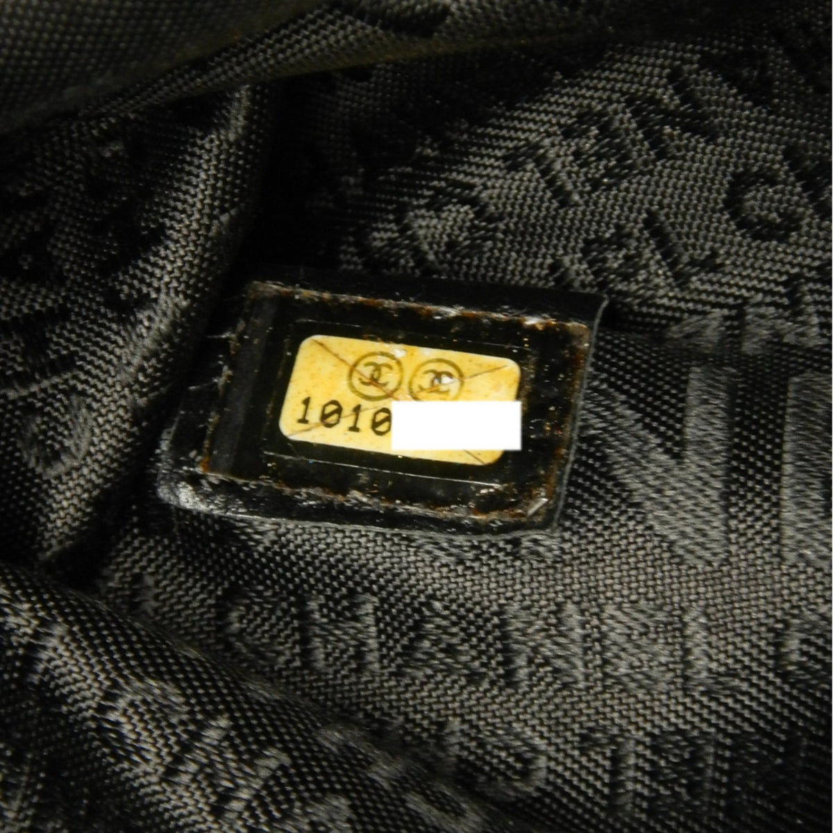 Chanel Chocolate Bar Black Grained Calfskin Boston Bag Handbag (Pre-Owned)