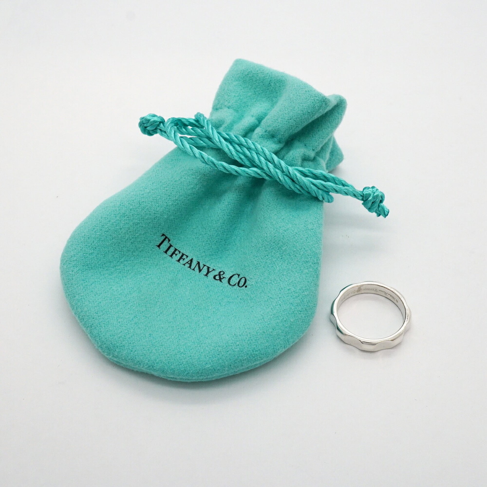 Tiffany Silver 925 Band Ring (Pre-Owned)