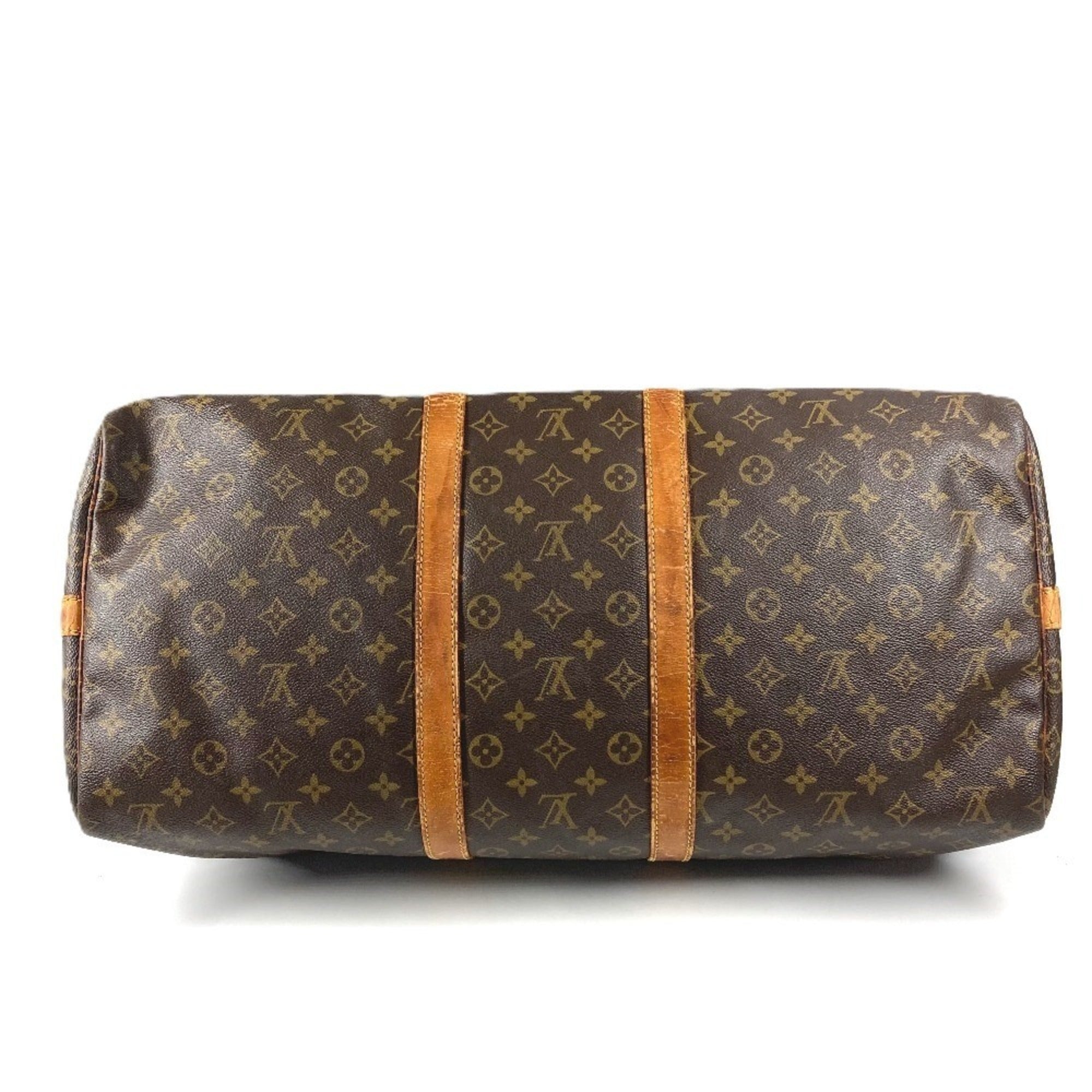 Louis Vuitton Brown Monogram Canvas Boston Bag Handbag (Pre-Owned)