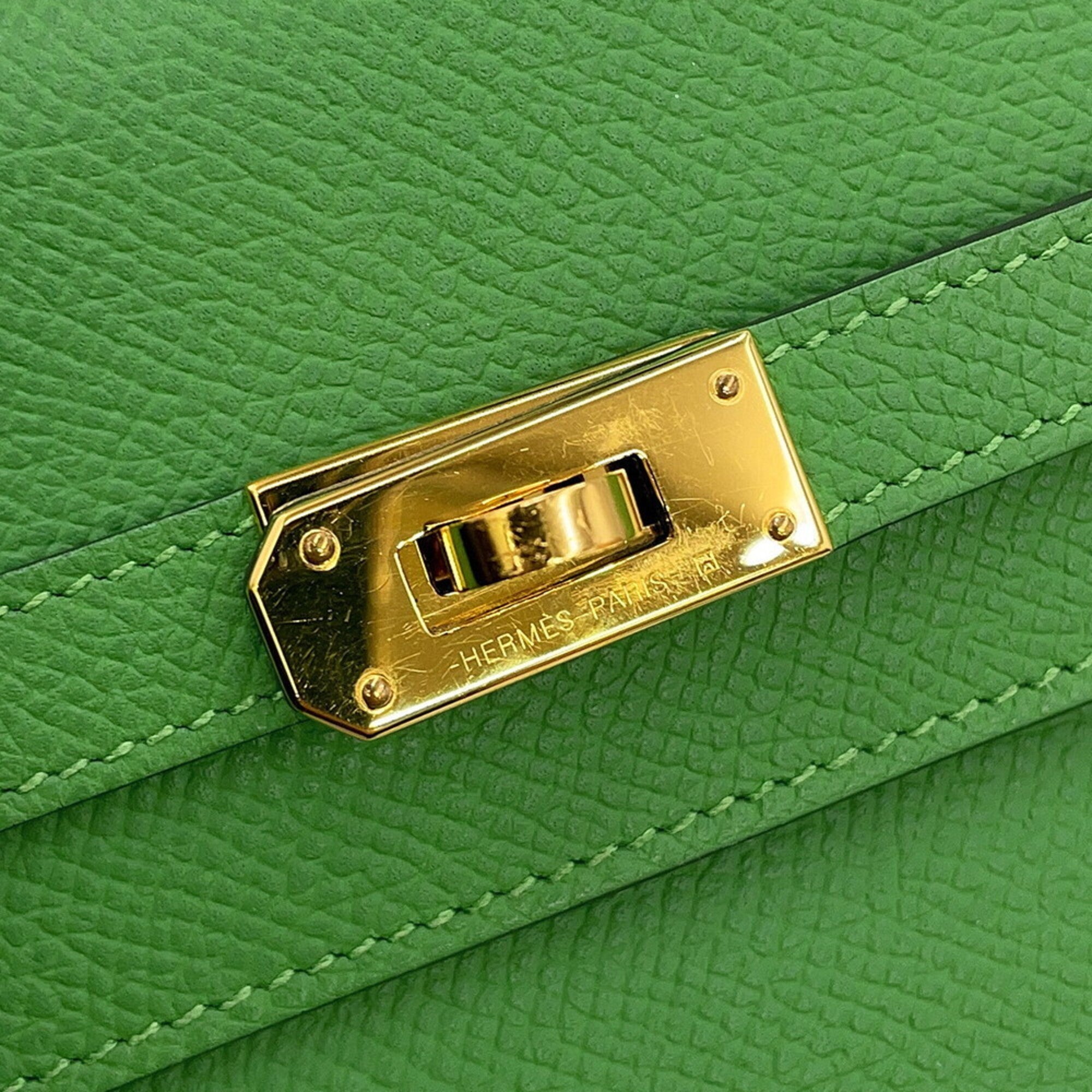 Hermes Kelly Epsom Leather Chain/Shoulder Wallet (Pre-Owned)