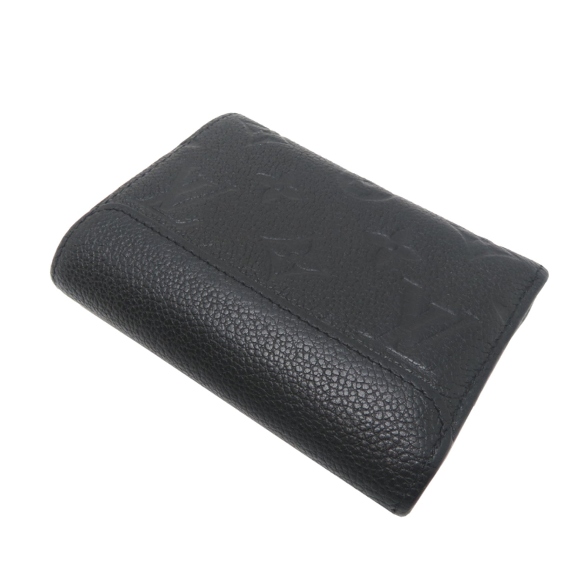 Louis Vuitton Black Noir Monogram Empreinte Wallet (Tri-Fold) (Pre-Owned)