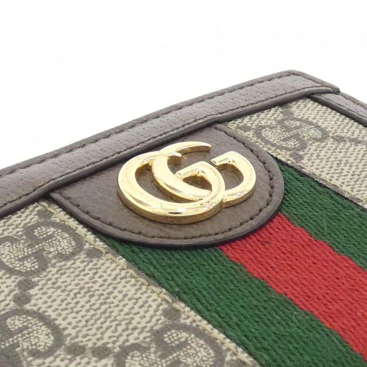 Gucci Ophidia Beige Brown Gg Supreme Wallet (Bi-Fold) (Pre-Owned)