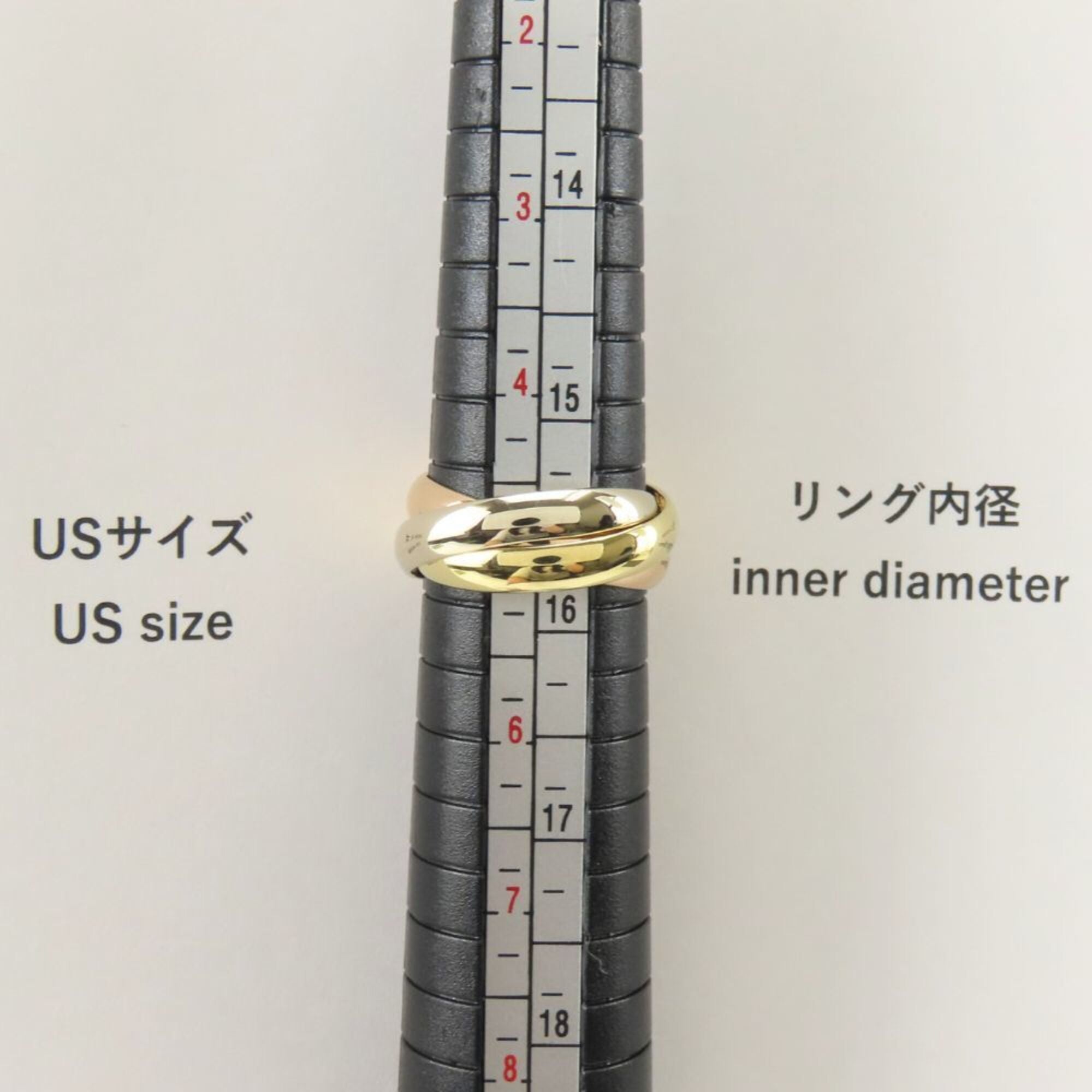 Cartier Gold Silver Pink Gold Yellow Gold (18K) Pink Gold (18K) White Gold (18K) Band Ring (Pre-Owned)