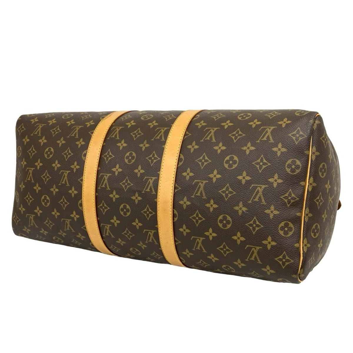 Louis Vuitton Brown Leather Pvc Boston Bag (Pre-Owned)