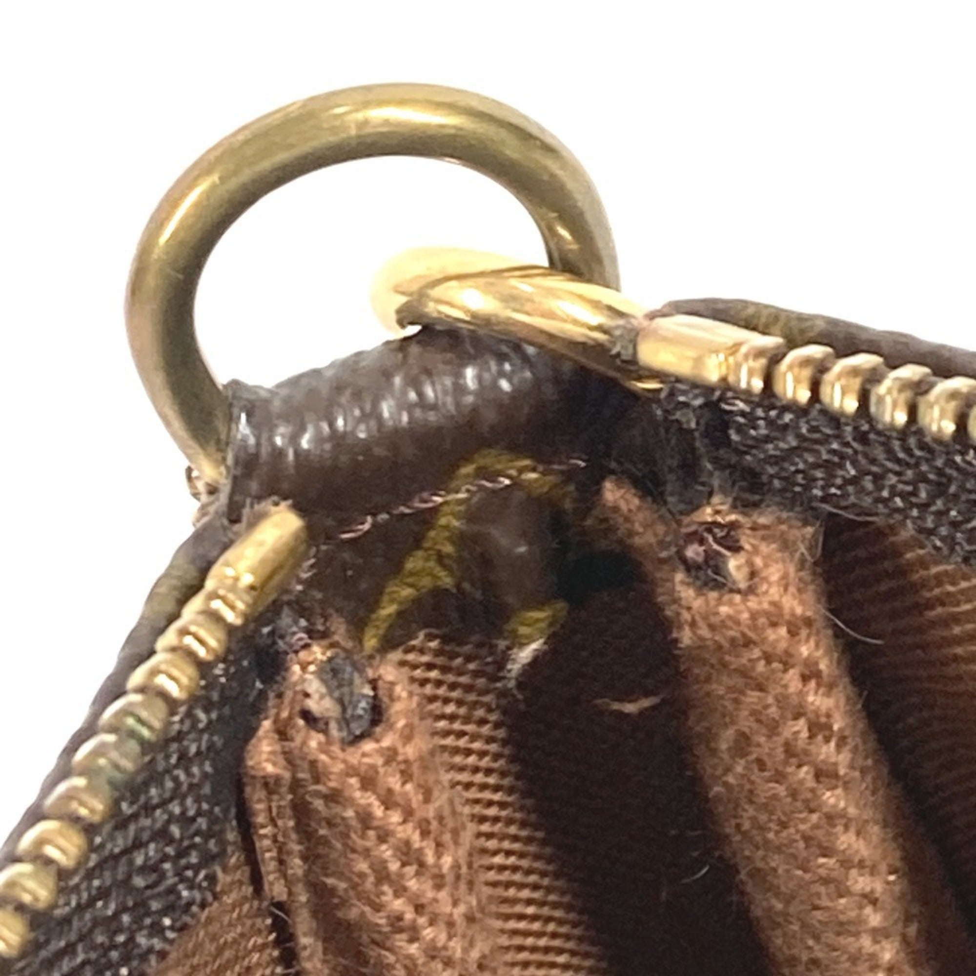 Louis Vuitton Monogram Graffiti Brown Orange Monogram Graffiti Handbag Pochette Shoulder Bag (Pre-Owned)