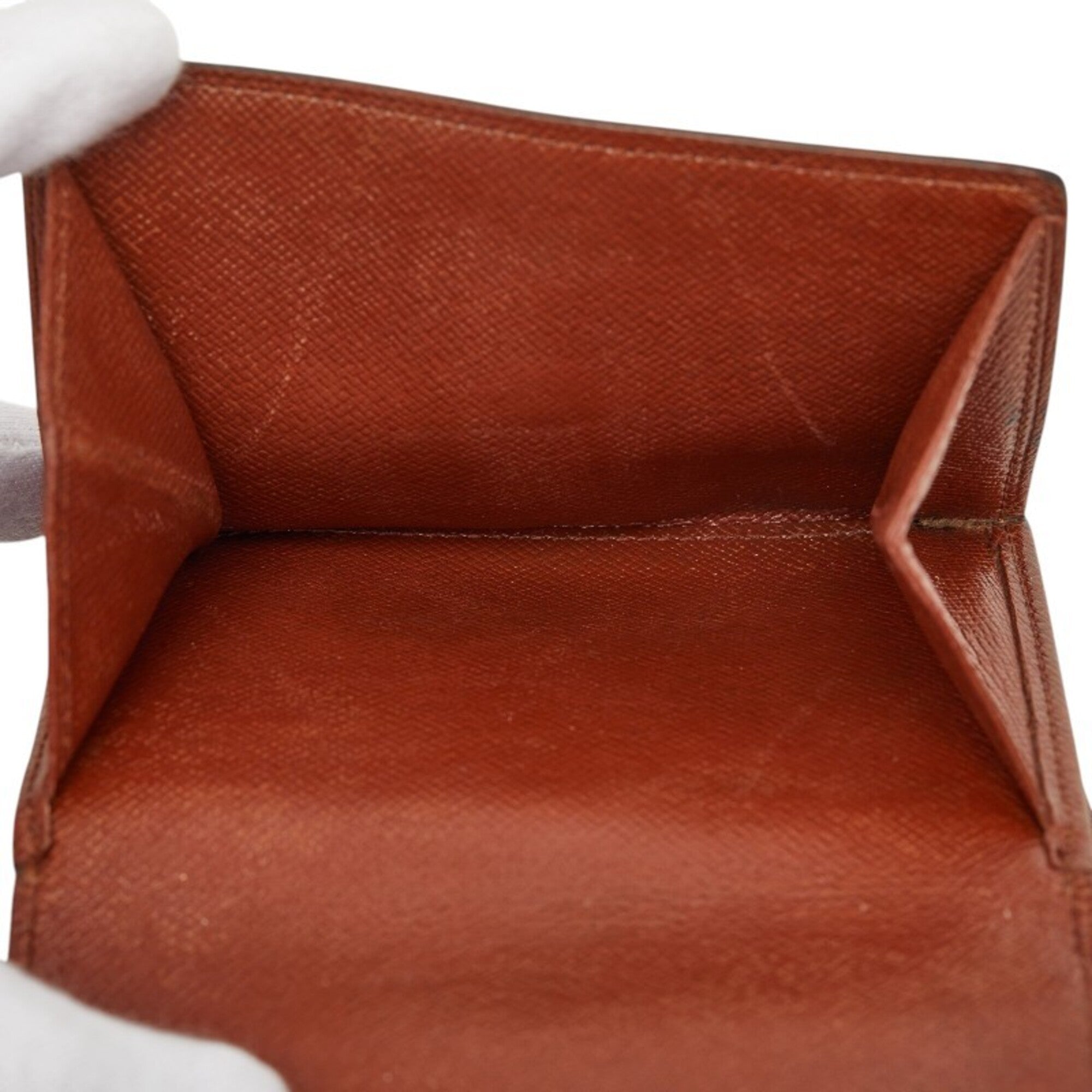 Louis Vuitton Brown Pvc Leather Wallet (Tri-Fold) (Pre-Owned)