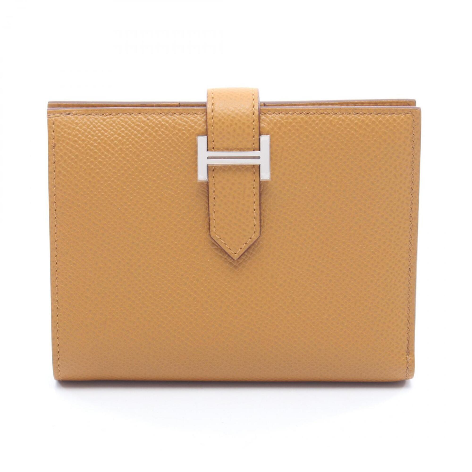 Hermes Brown Epsom Leather Leather Wallet (Bi-Fold) (Pre-Owned)