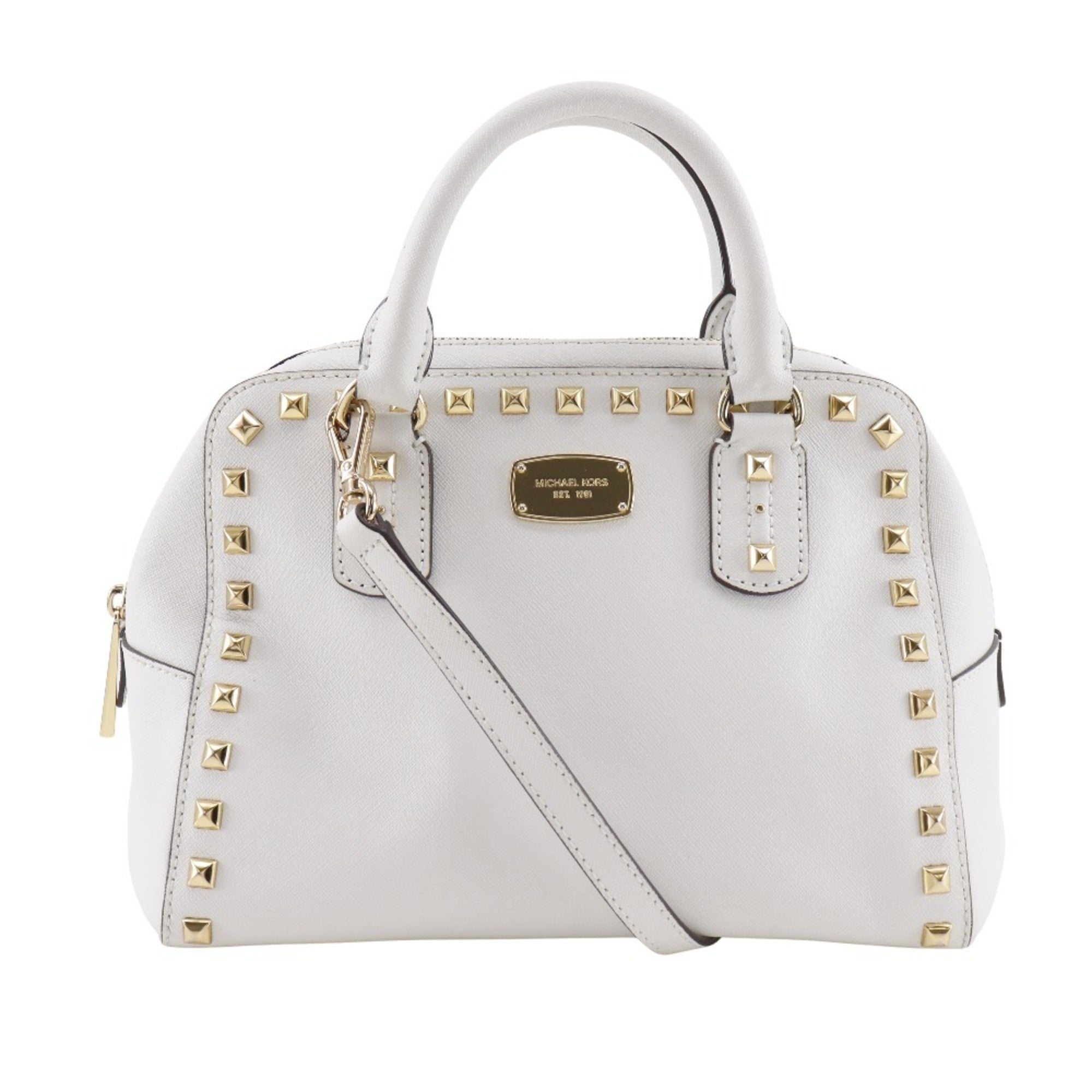 Michael Kors White Leather Handbag (Pre-Owned)