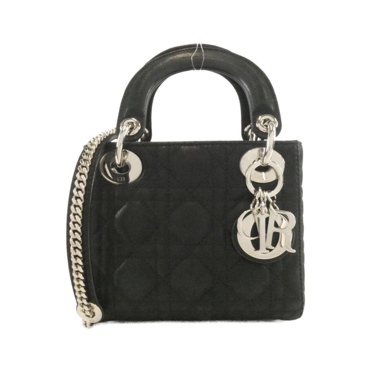 Christian Dior Black Leather Handbag (Pre-Owned)