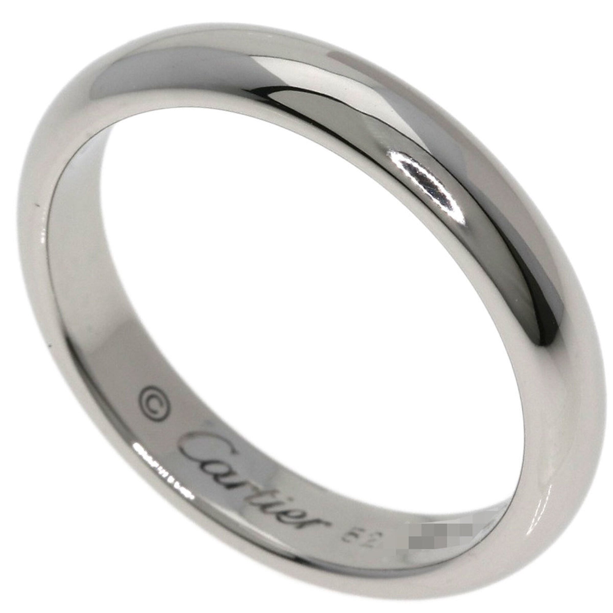 Cartier Platinum 950 Band Ring (Pre-Owned)