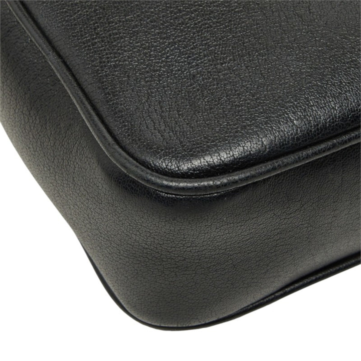 Saint Laurent Black Leather Shoulder Bag (Pre-Owned)