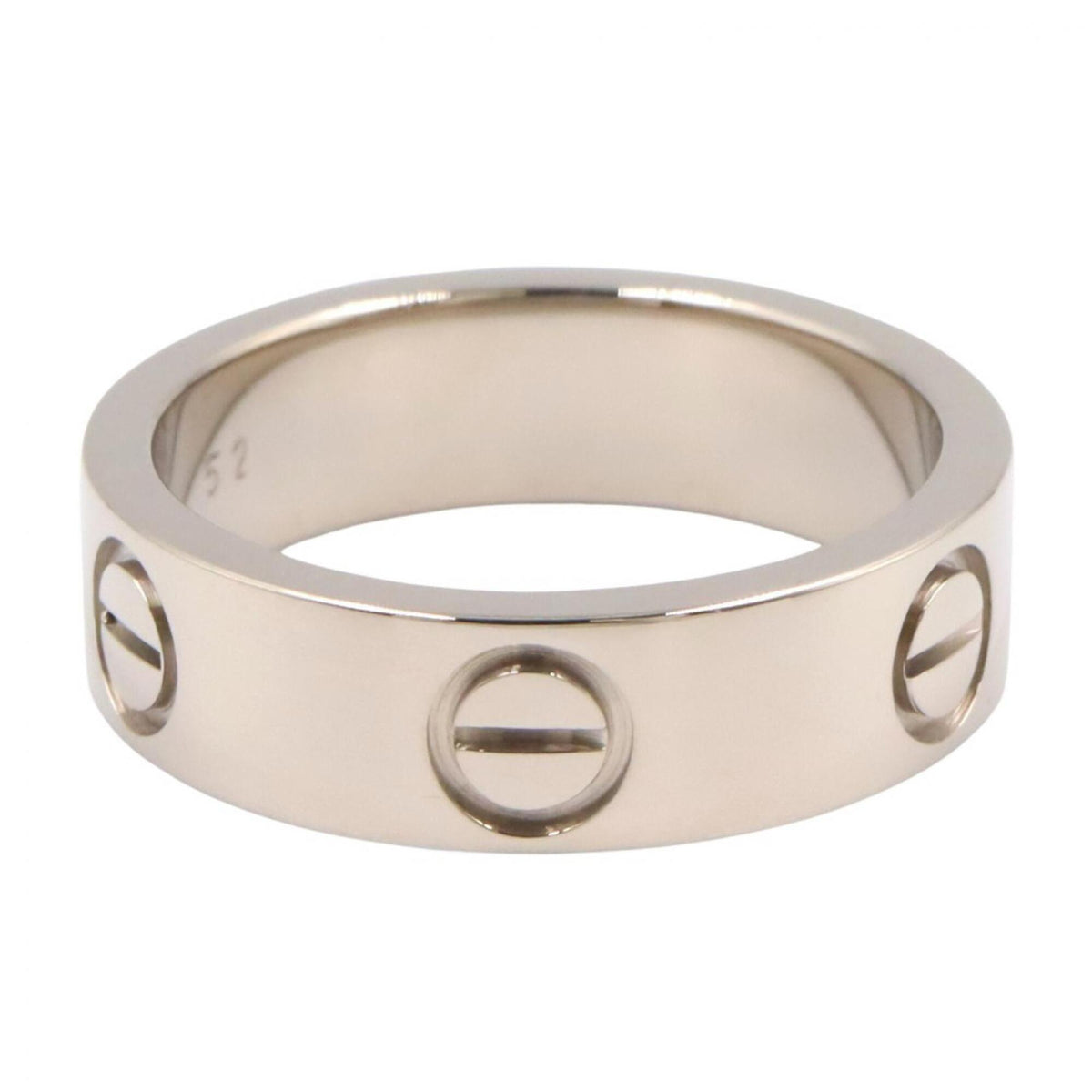 Cartier Silver White Gold (18K) Band Ring (Pre-Owned)