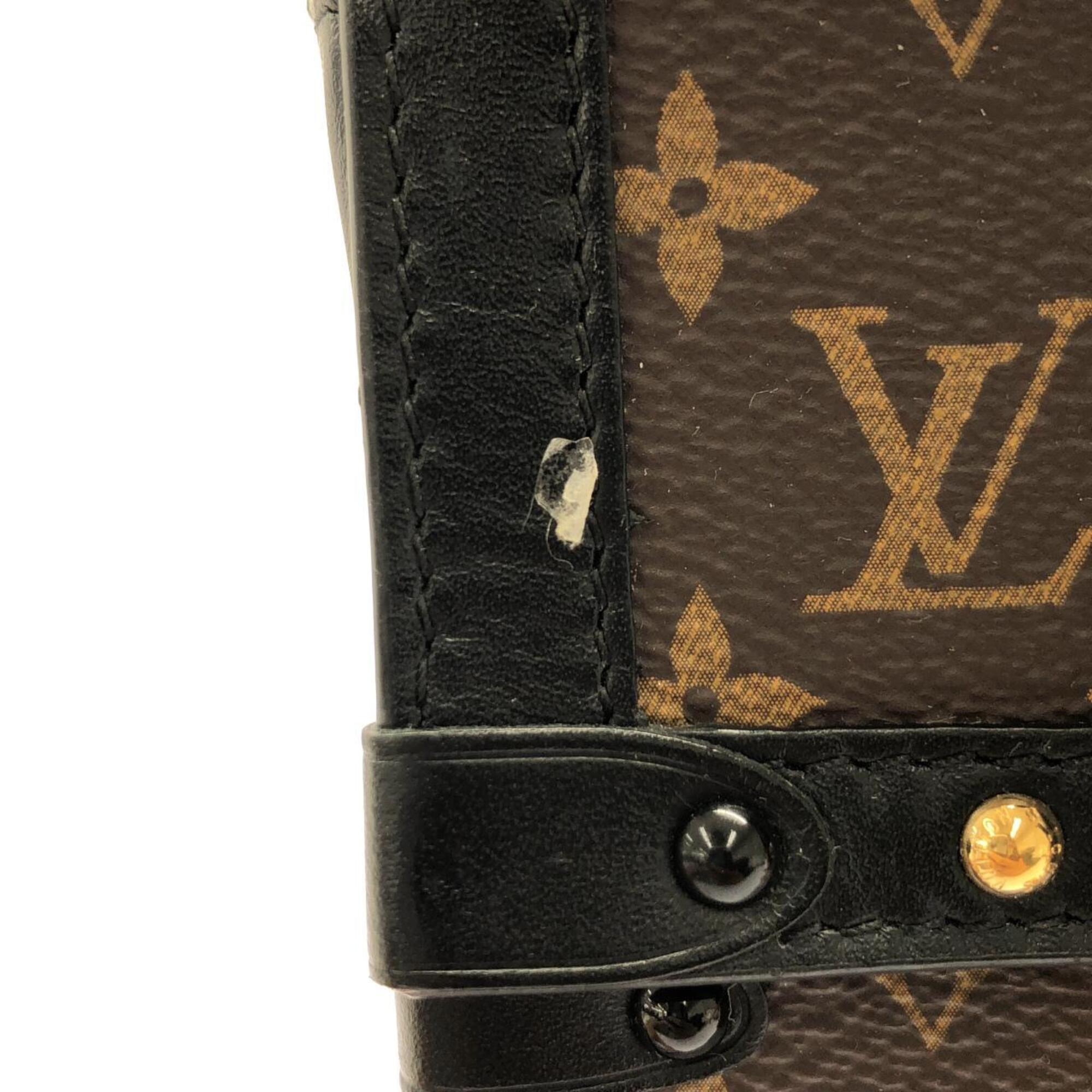 Louis Vuitton Marron Coated Canvas Pochette Shoulder Bag (Pre-Owned)